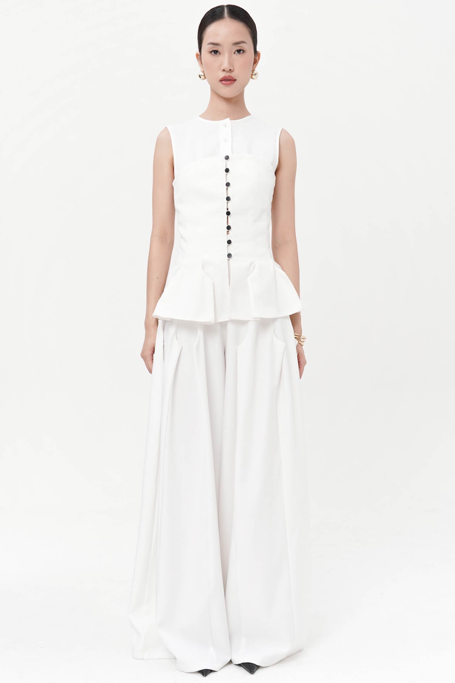 Krilo Long Pants In White