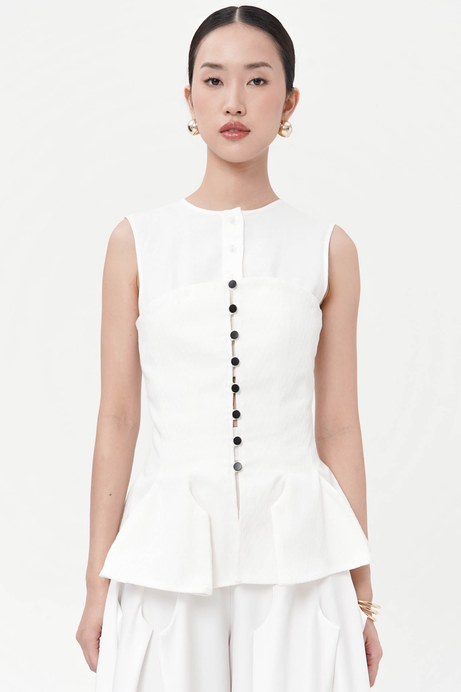 Andersson Top In White