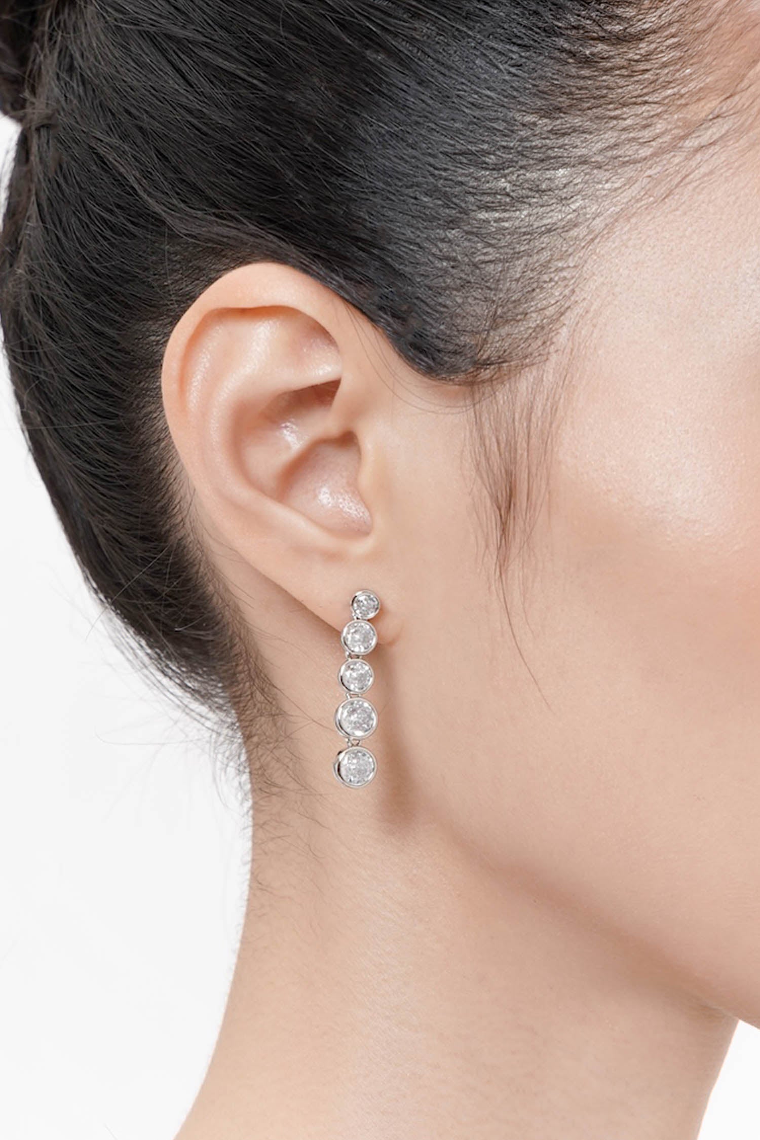 Venetia Earrings In Silver
