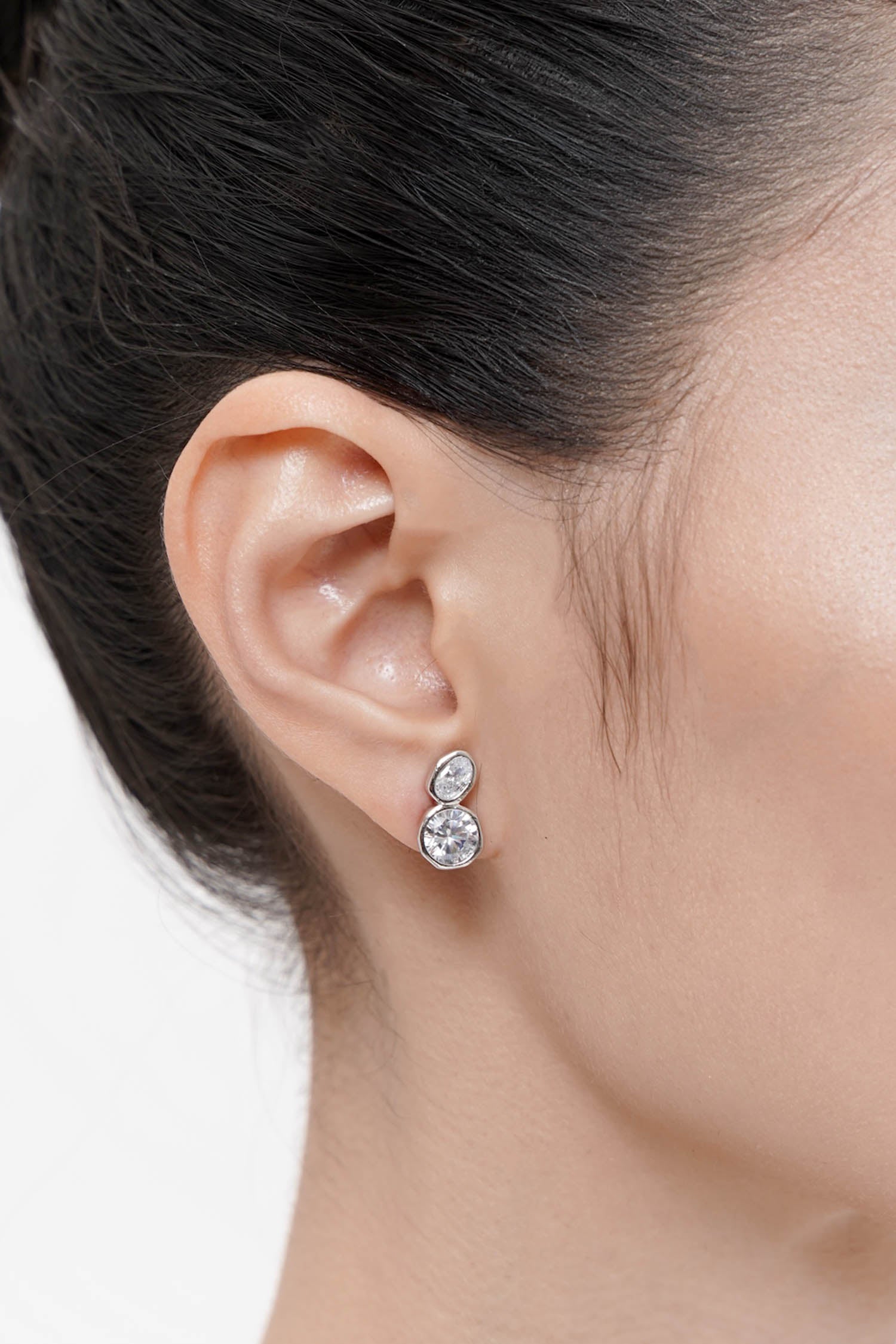 Wade Earrings In Silver