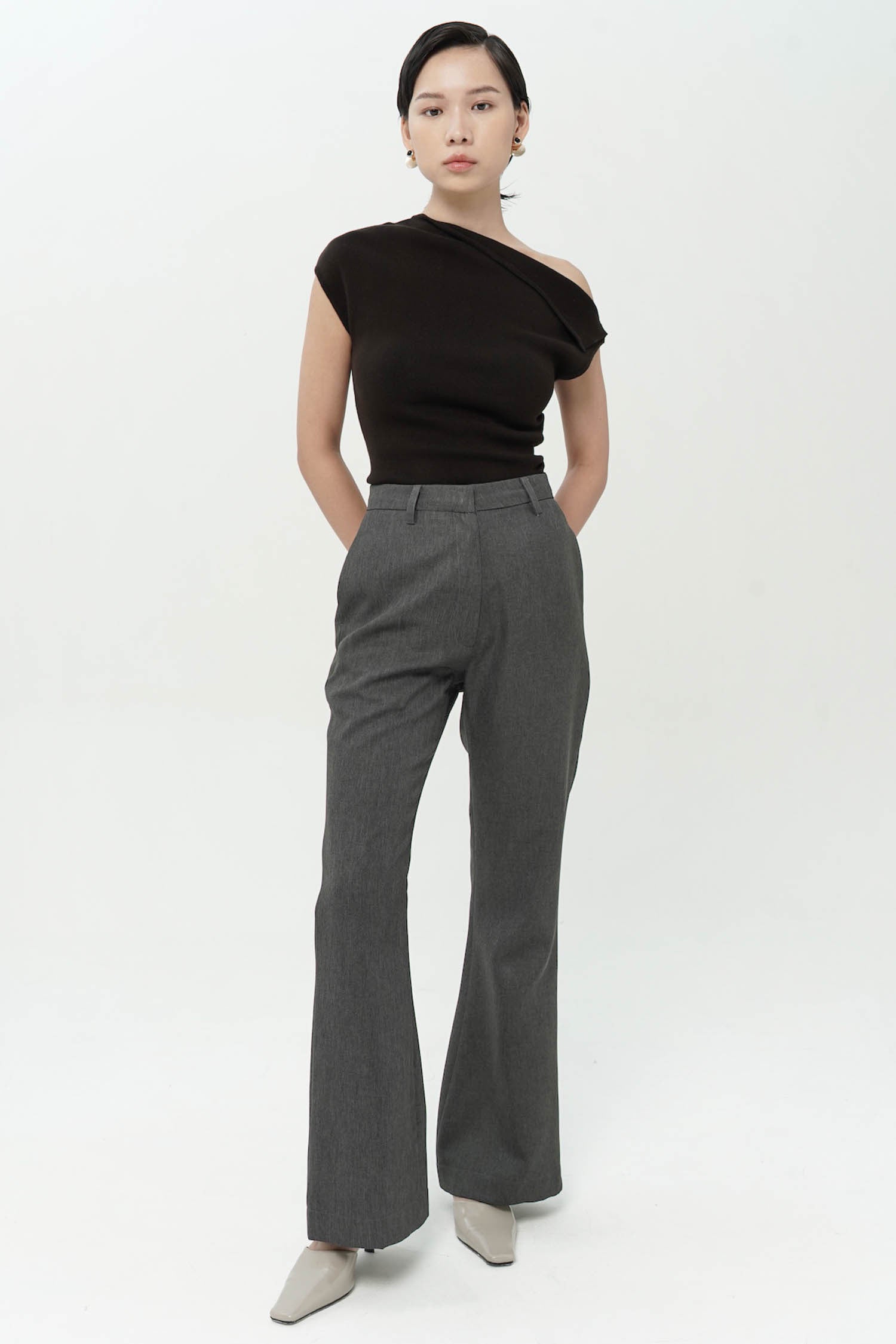 Mercer Tailored Trouser In Grey