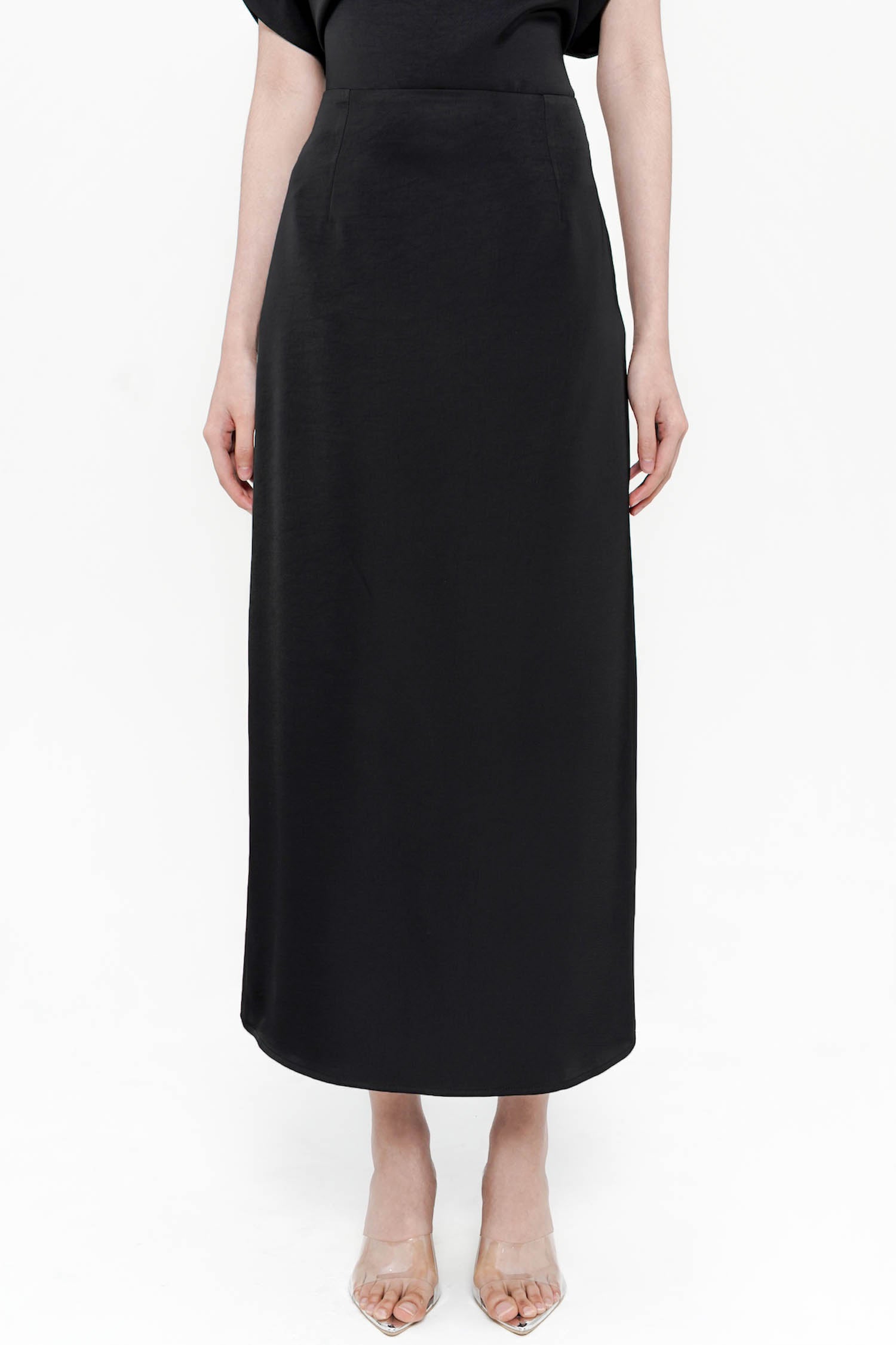 Solara Midi Skirt In Black