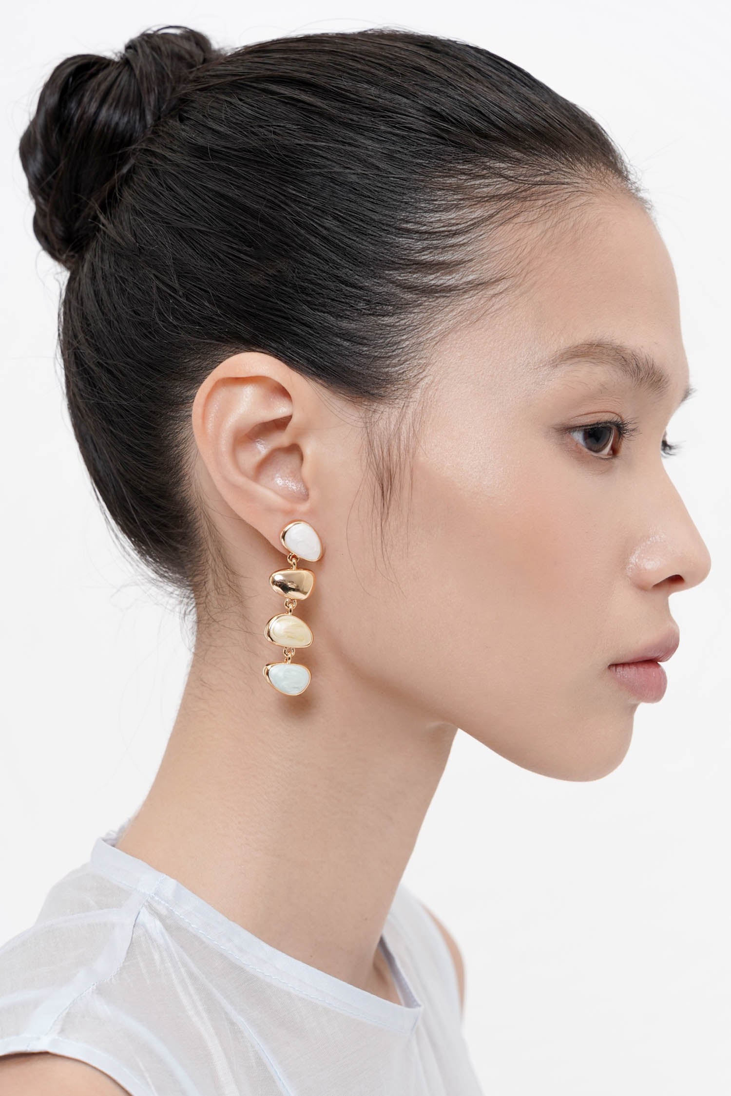 Soulin Earrings In Yellow-Blue