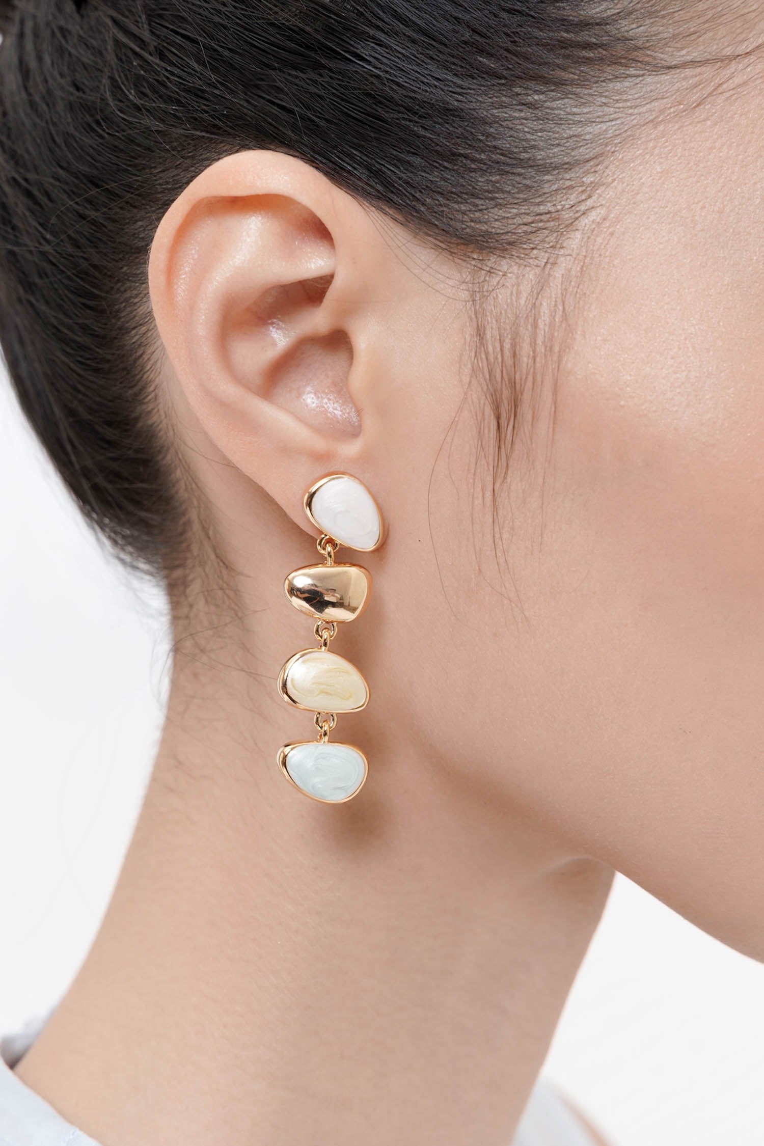 Soulin Earrings In Yellow-Blue