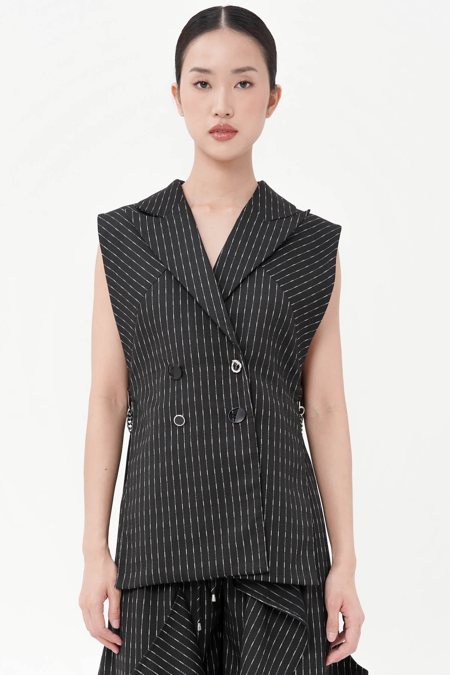 Costa Vest Black Stripes