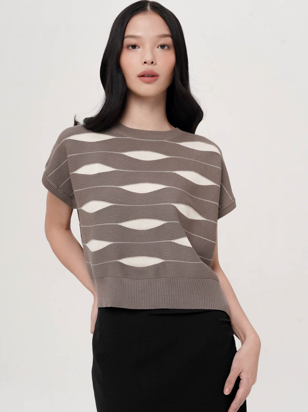 Filda Top In Taupe