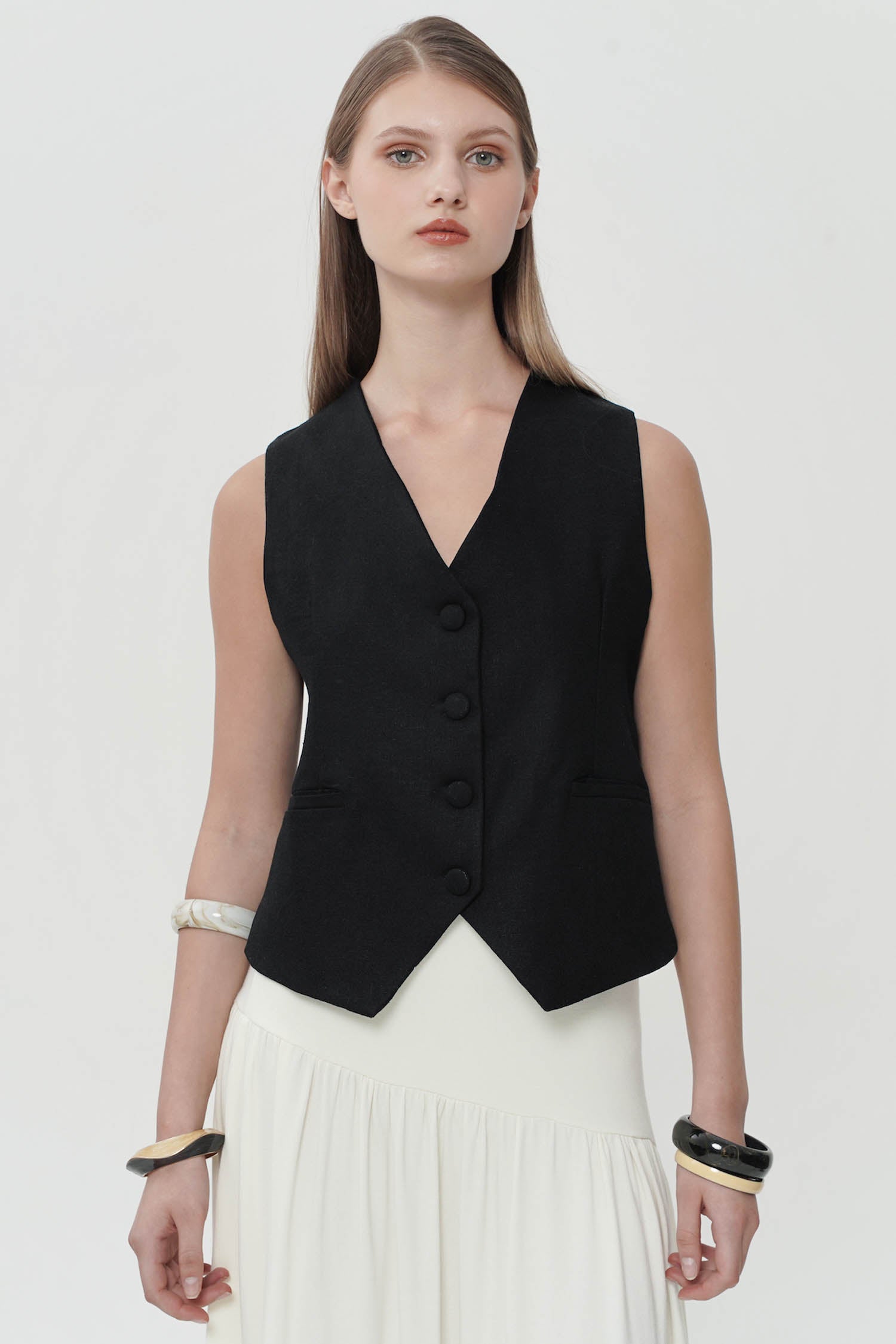 Miura Vest In Black (3 LEFT)