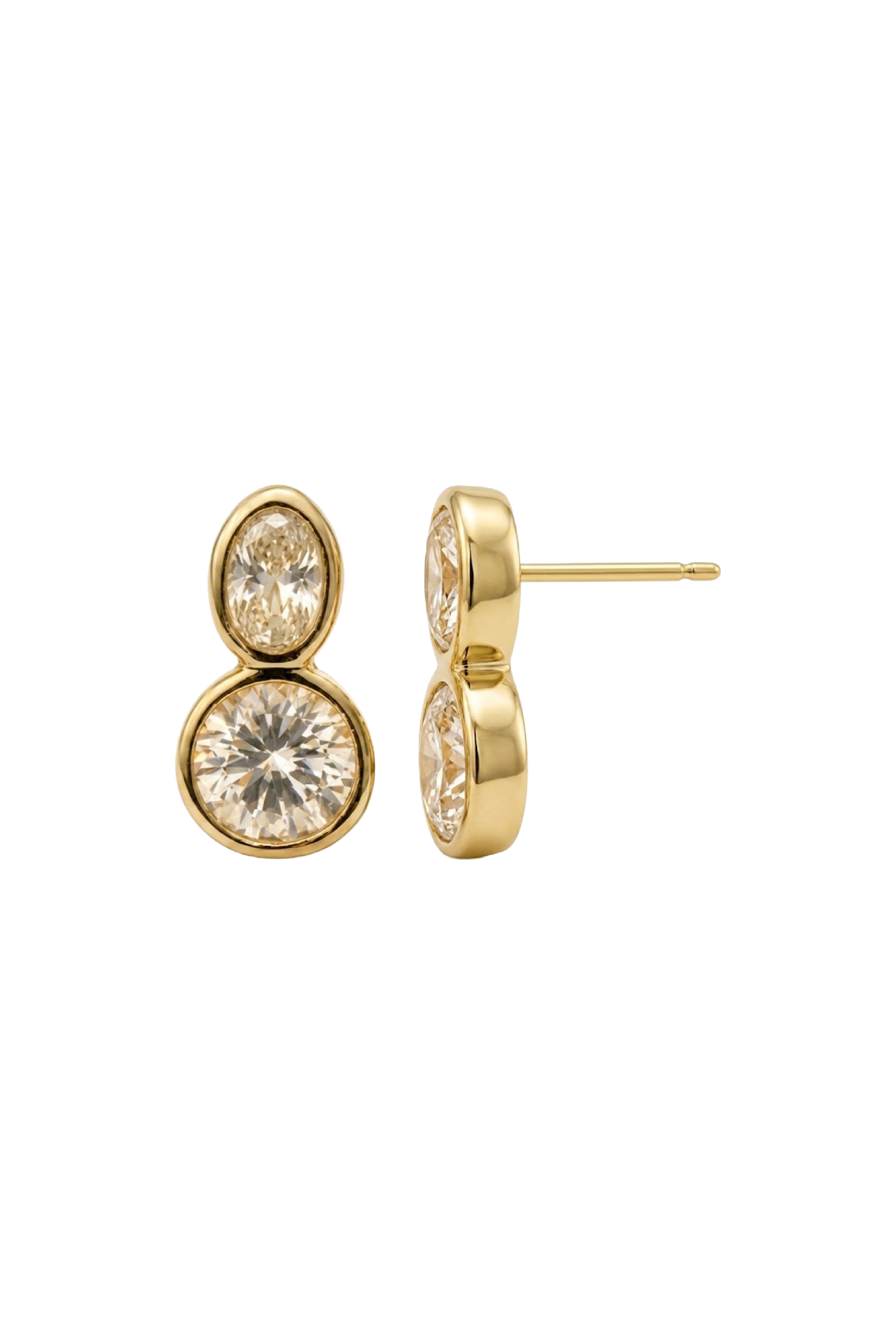 Wade Earrings In Gold