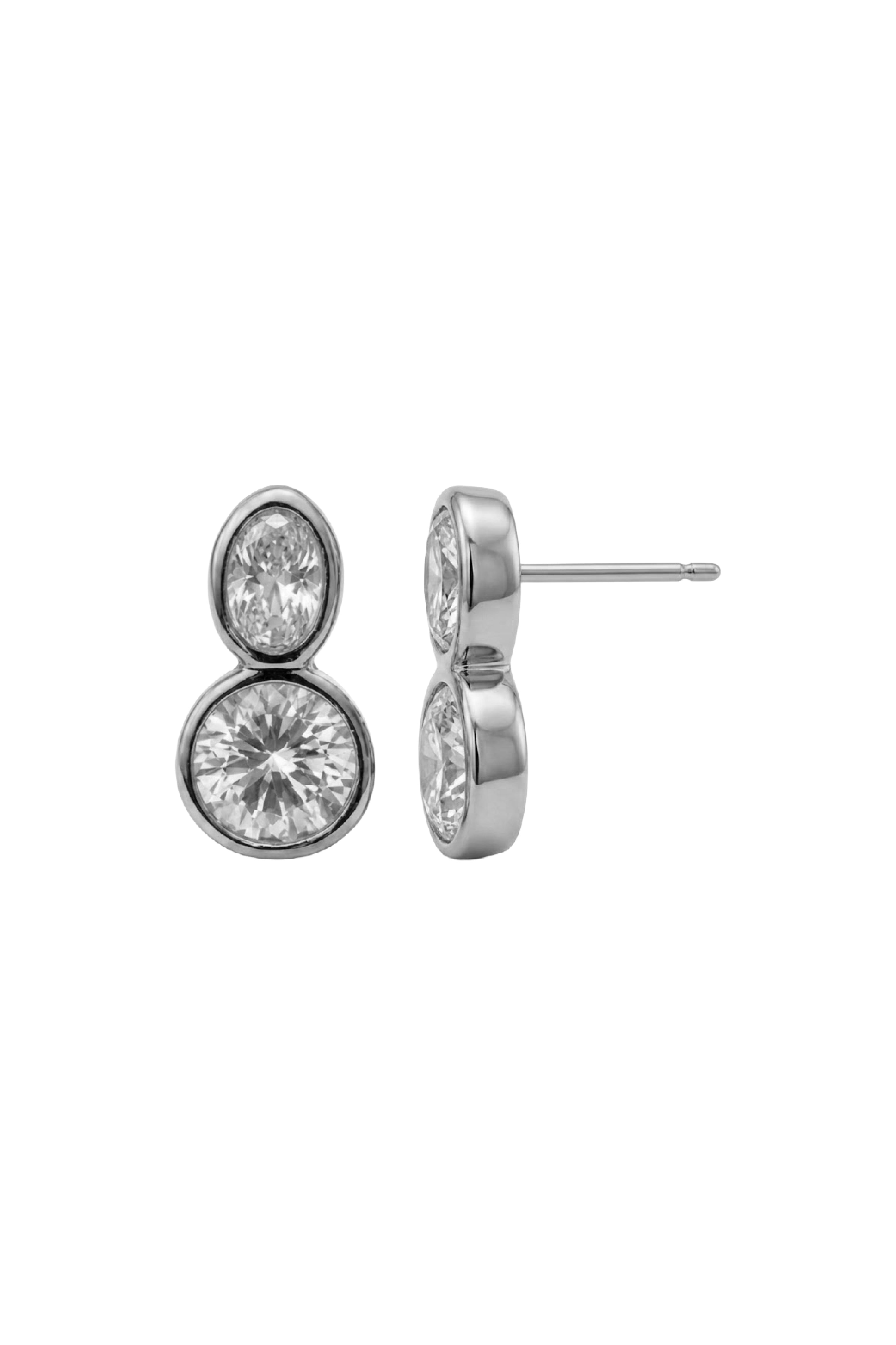 Wade Earrings In Silver