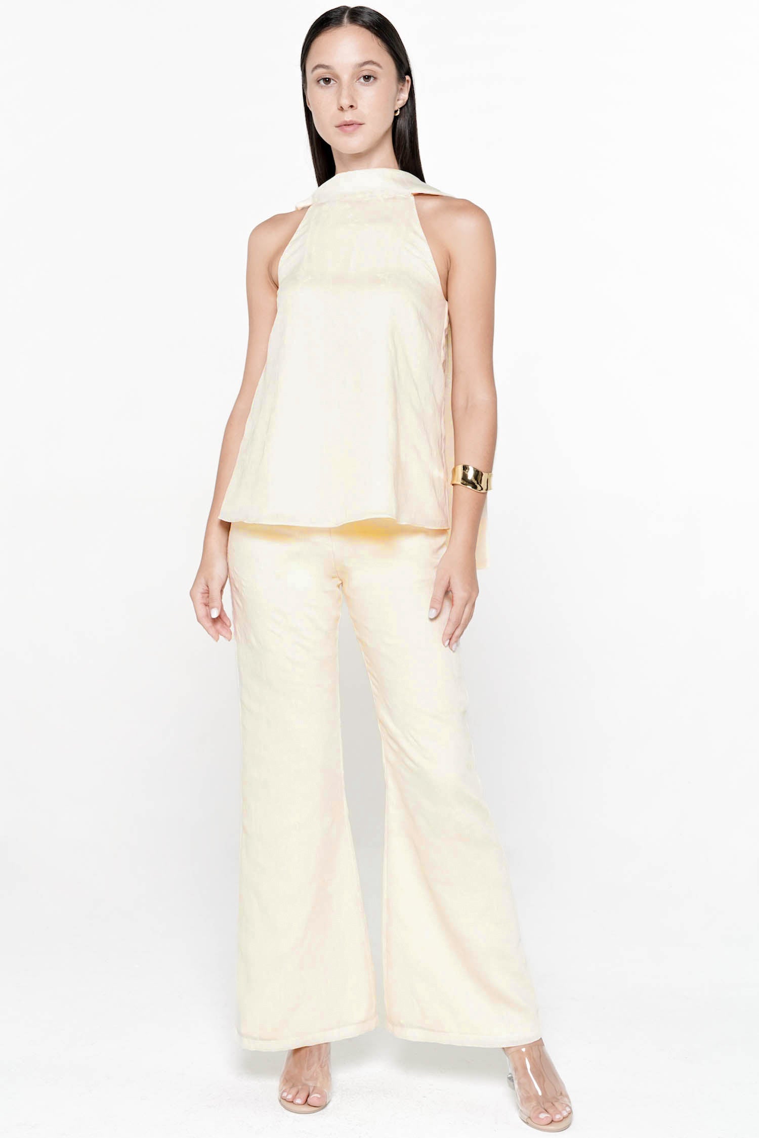 Elowen Scarf Top In Butter