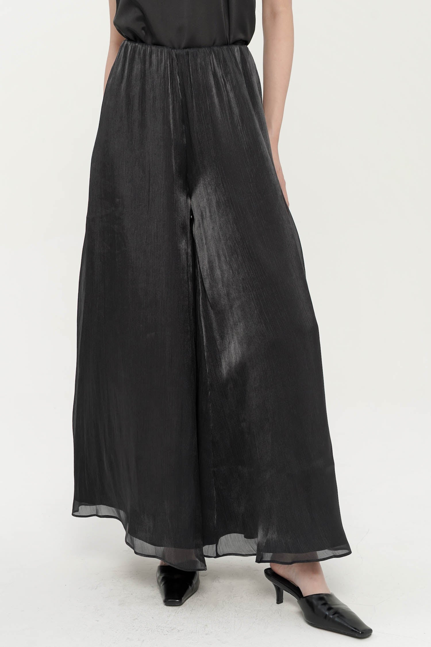 Jire Translucent Trousers In Black