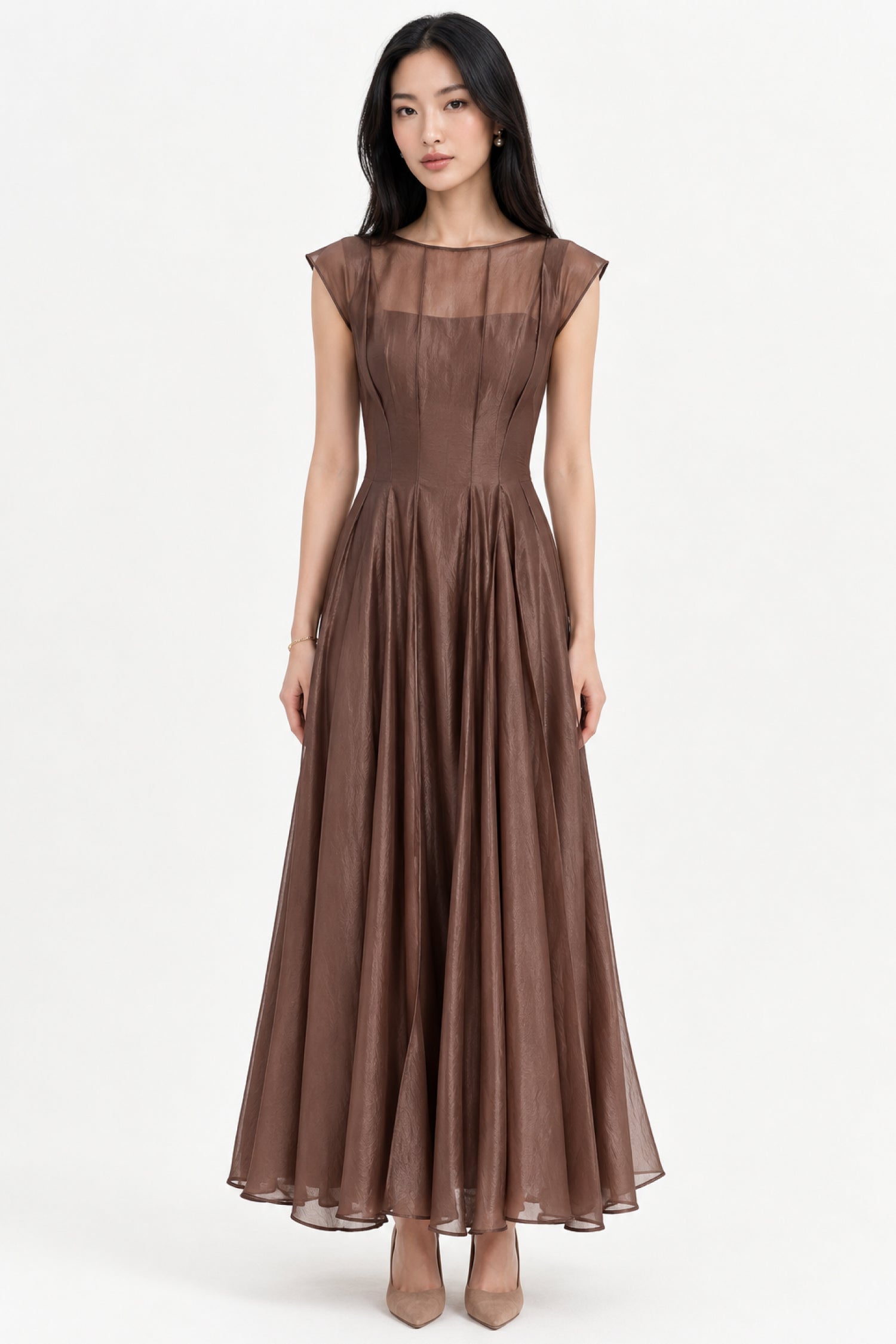 Ceres Two-piece Dress In Espresso