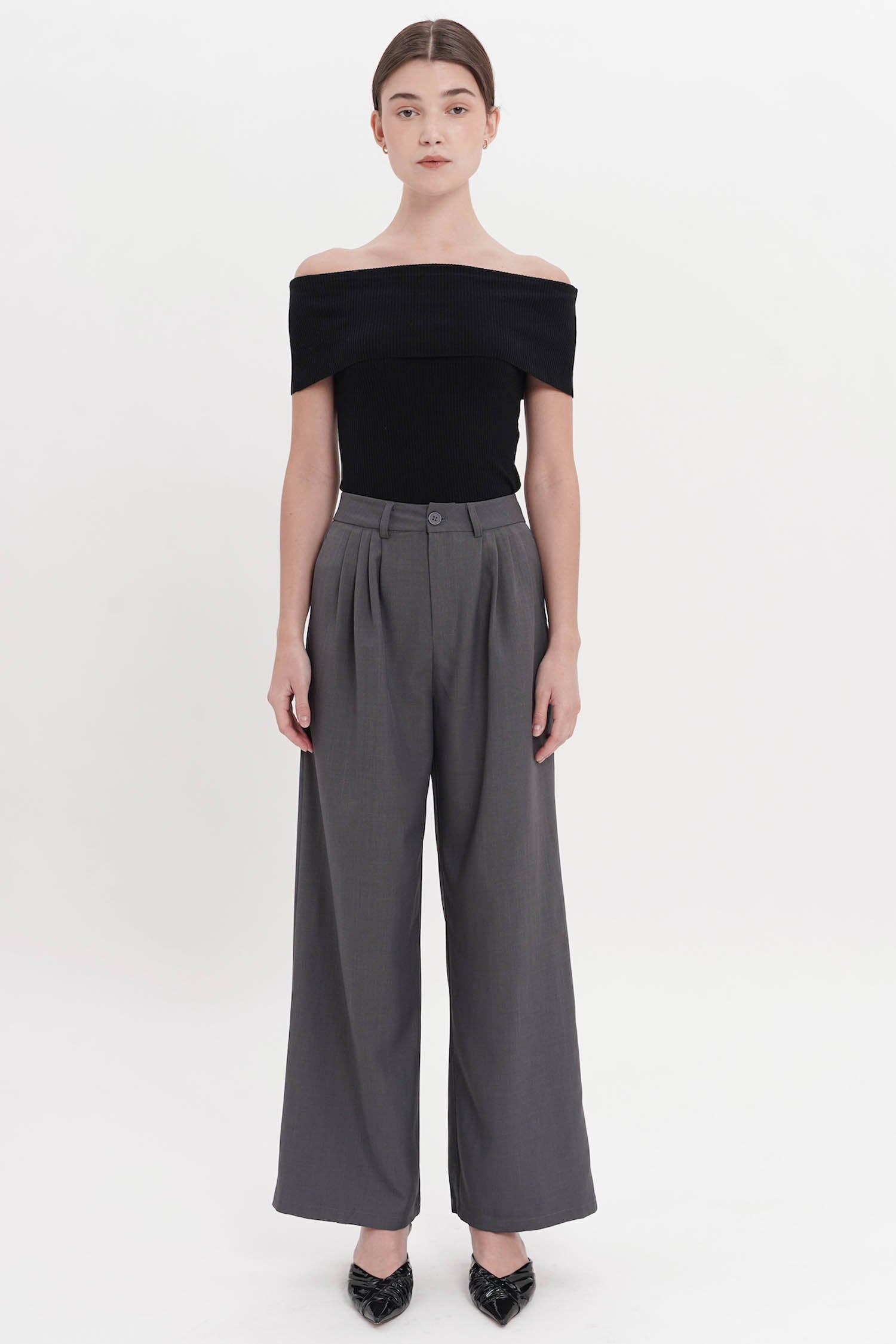 Nylan Trousers In Dark Grey (4 LEFT)