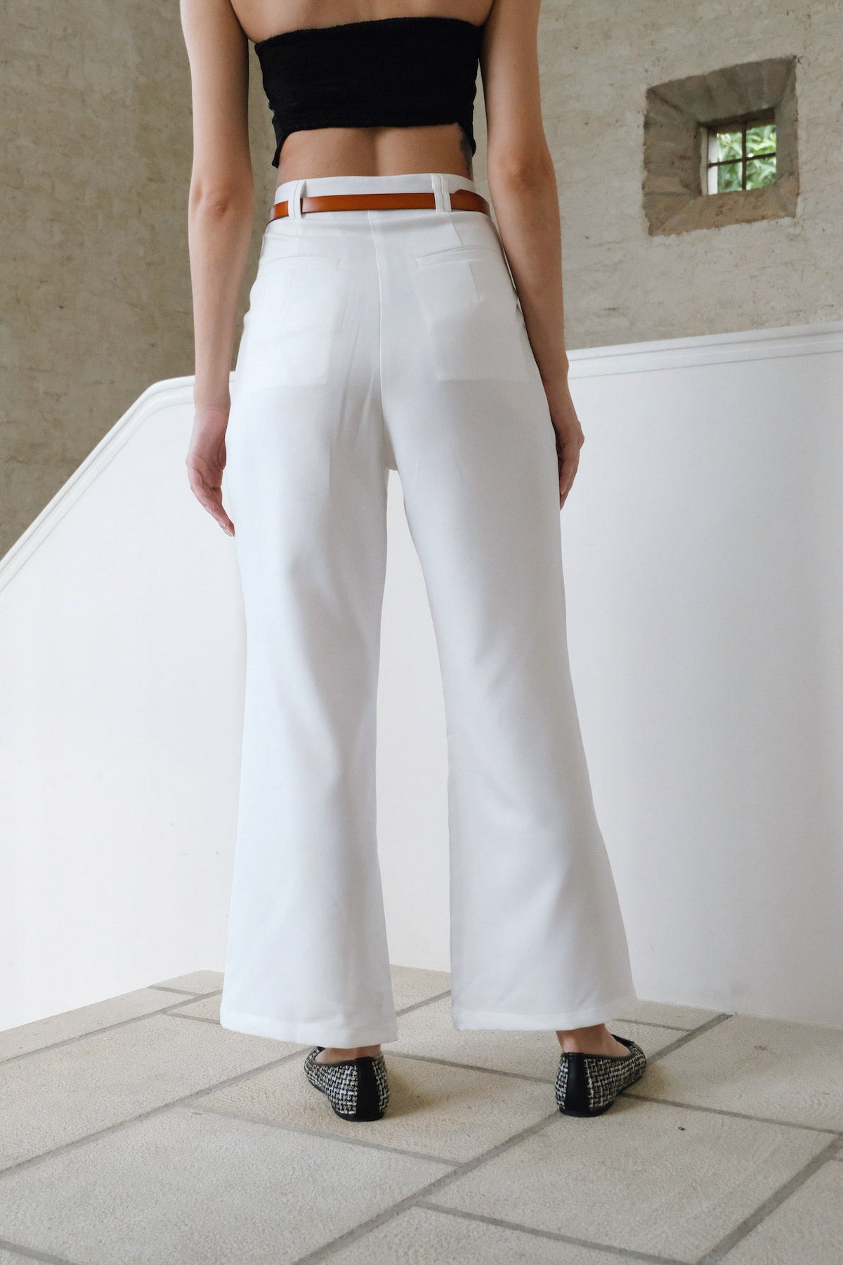 Gene Pants In Broken White (1 LEFT)