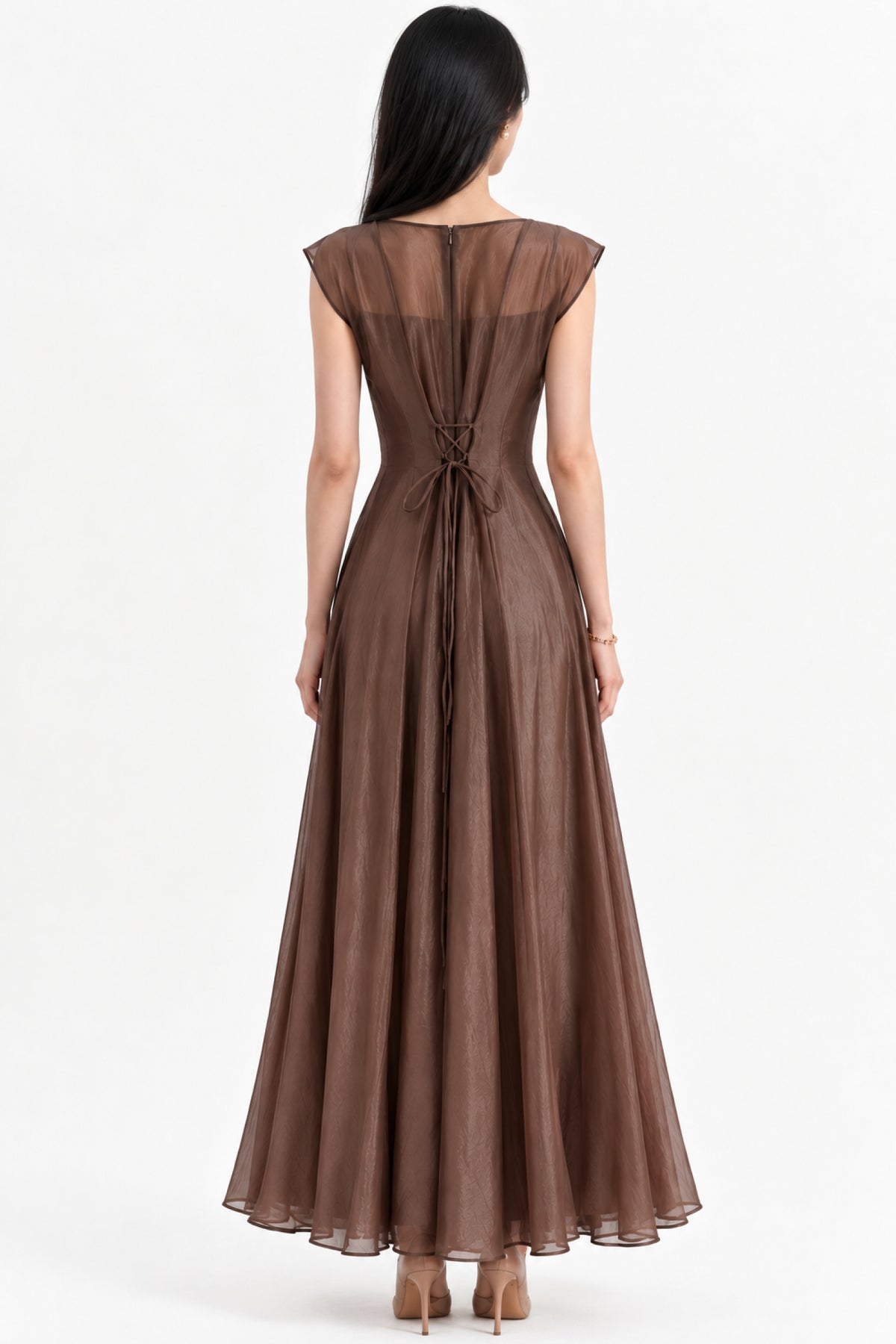 Ceres Two-piece Dress In Espresso