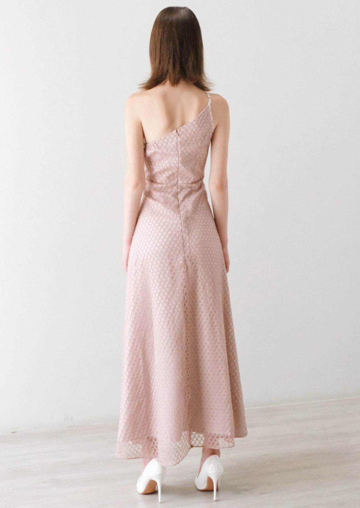 Effie Dress In Dusty Pink
