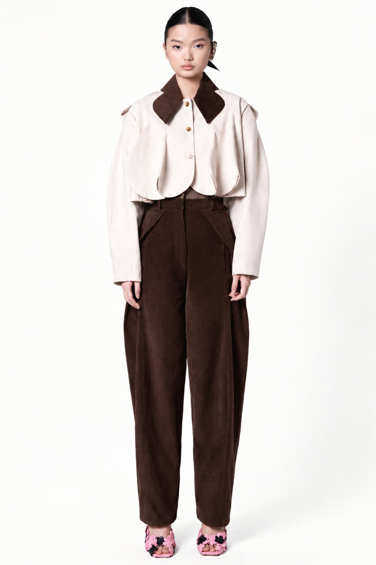 Elodie Jacket in Powder Pink