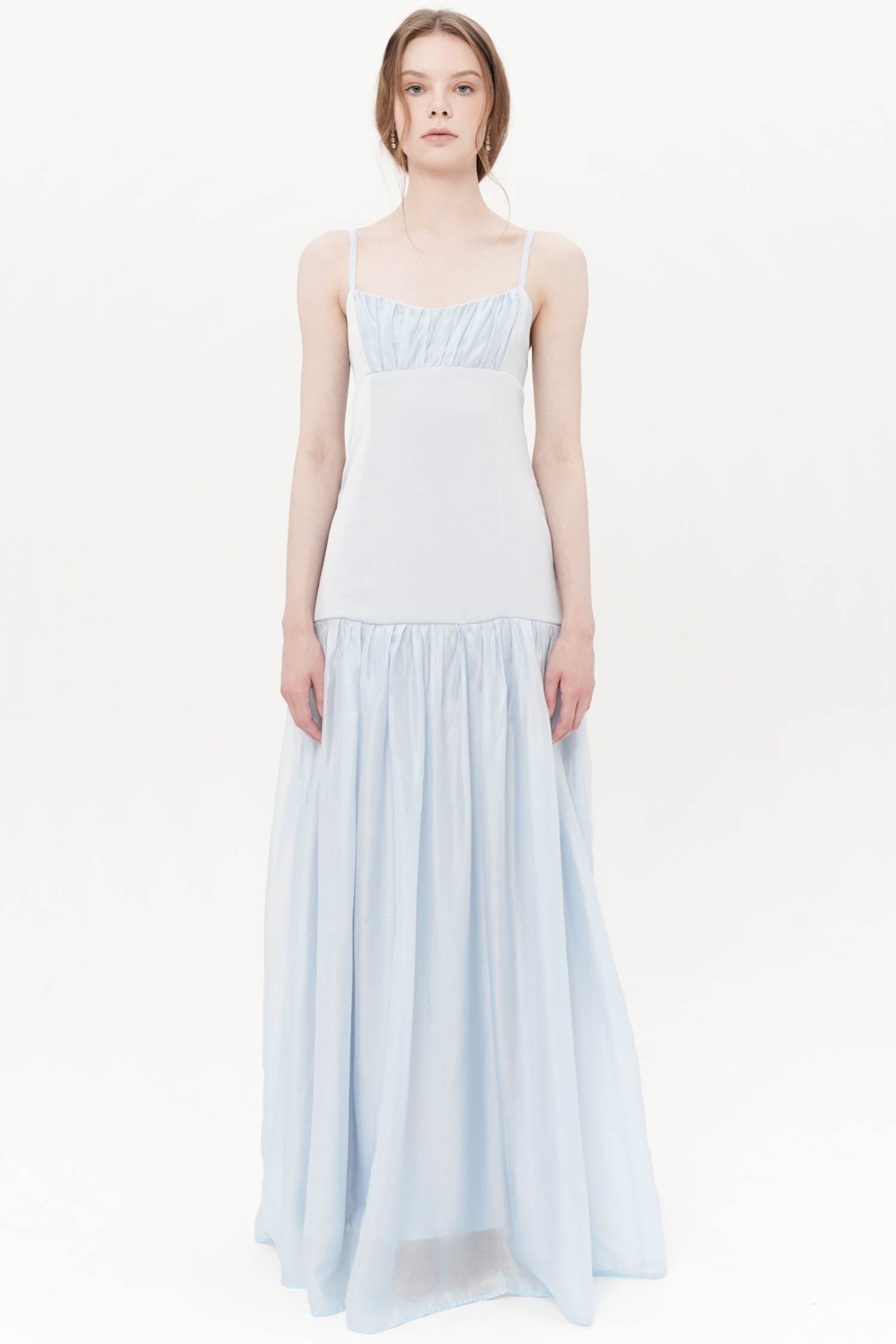 Laura Midi Dress in Sky Blue