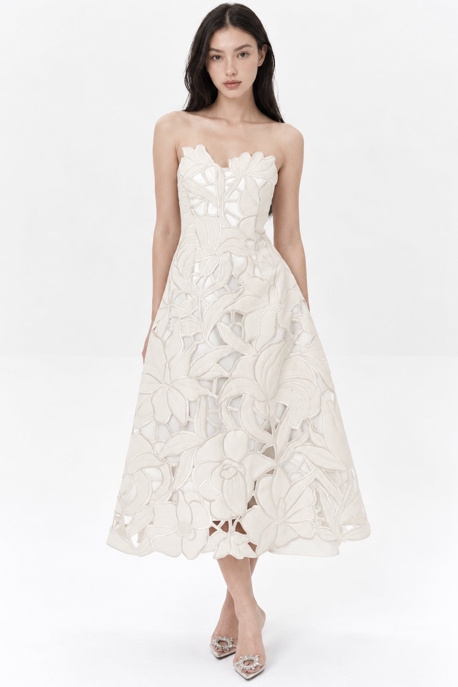 Claudy Dress White