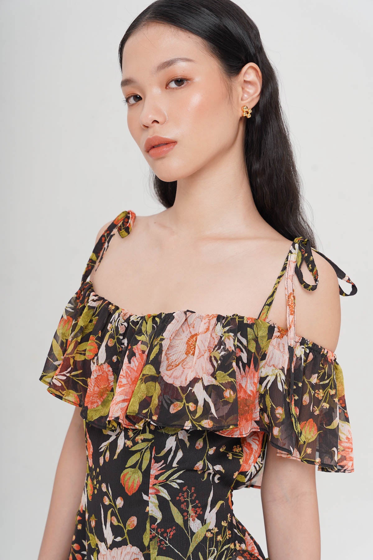 Flare pleats Dress – L'AUBE BLANC