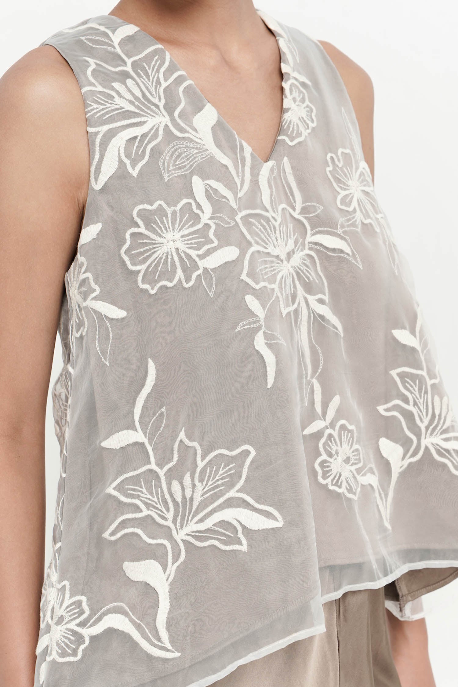 Sandra Ash Brown Top