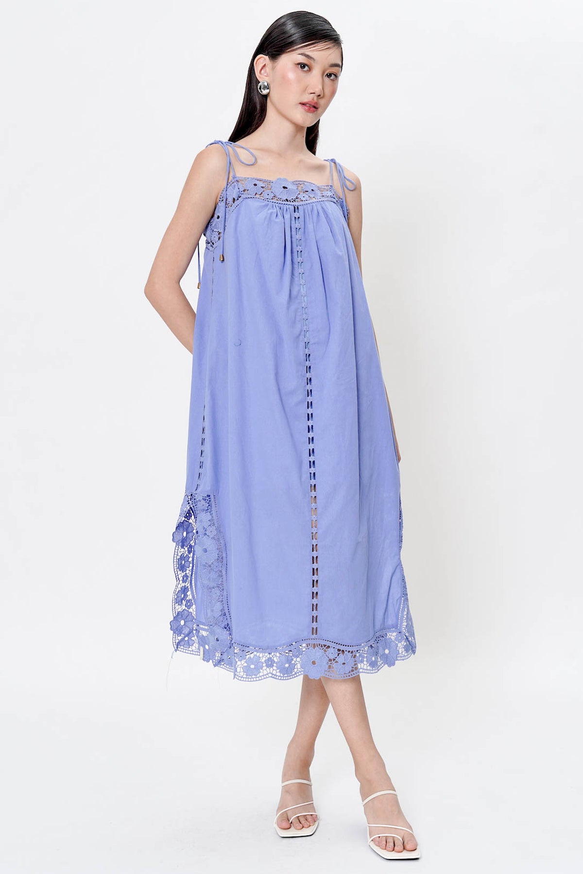 Varenna Midi Dress In Blue