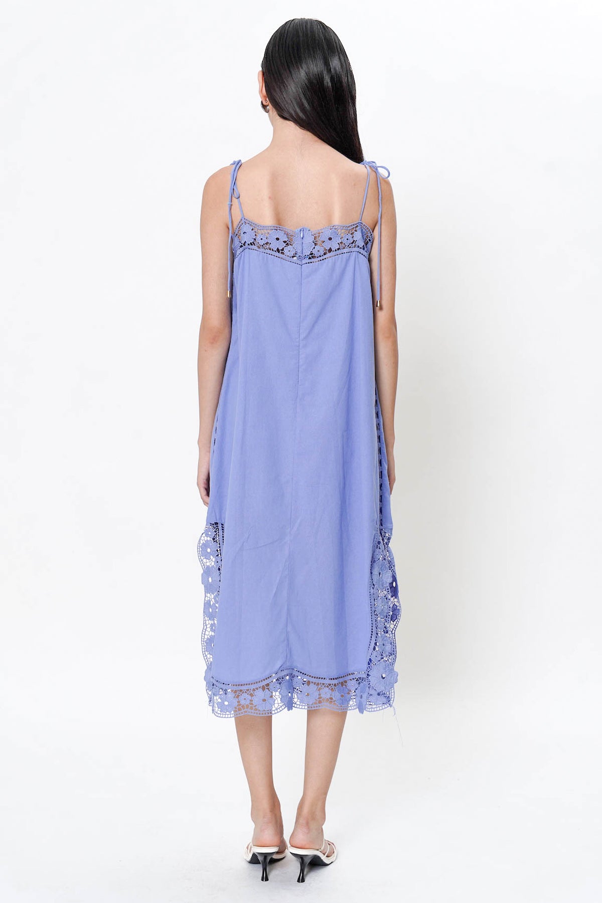 Varenna Midi Dress In Blue