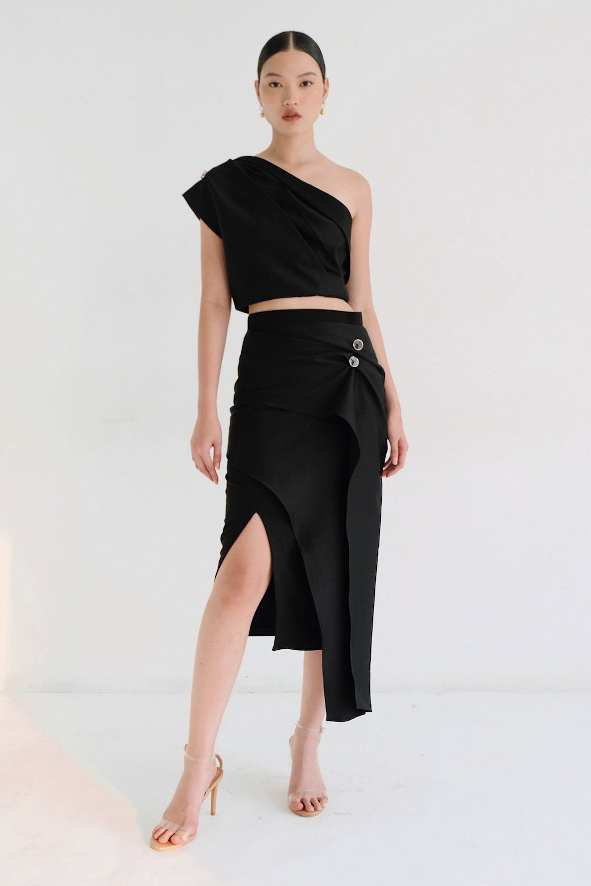 Mira Skirt In Black (1XS LEFT)