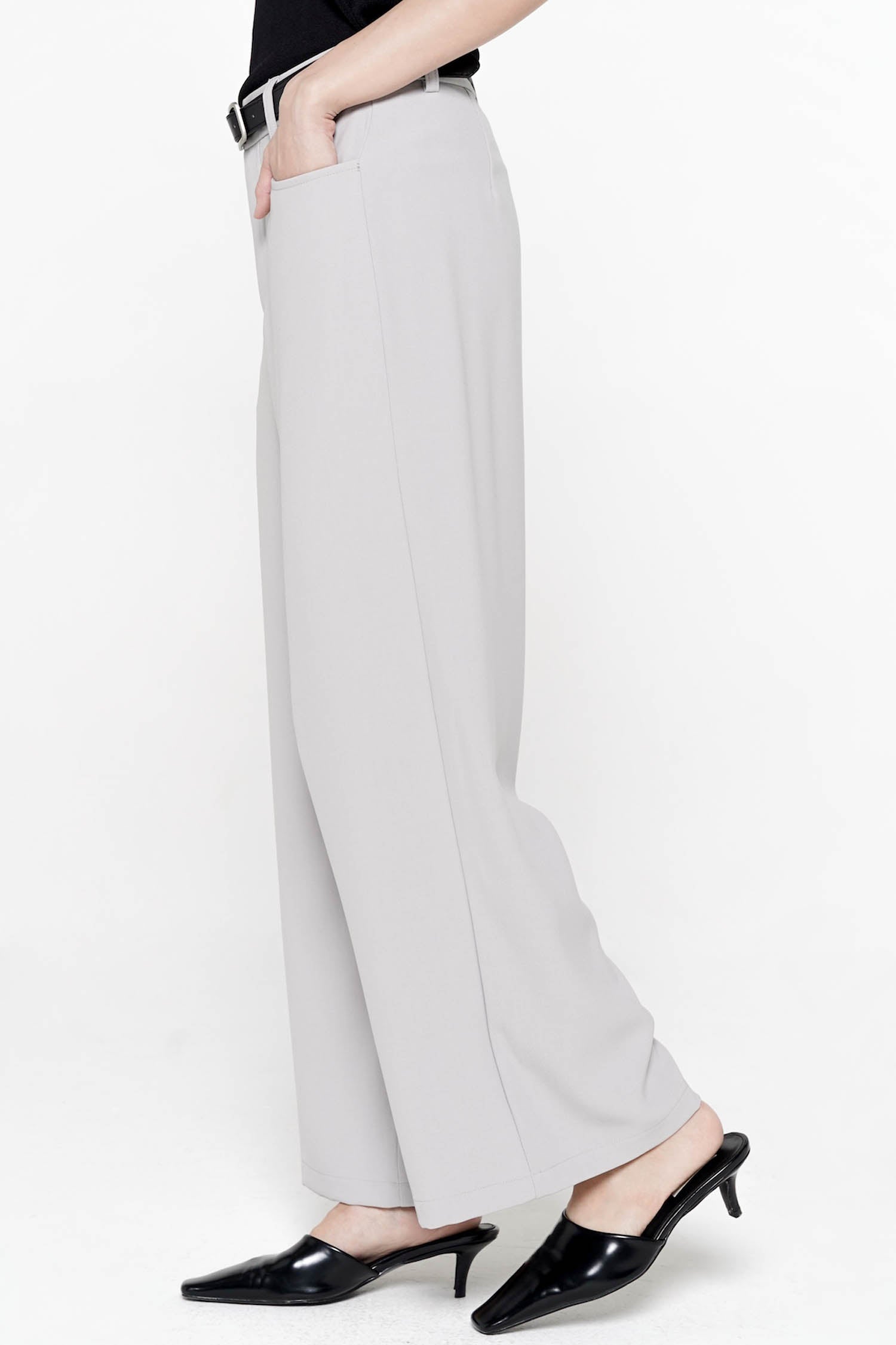 Matilda Trouser In Light Grey