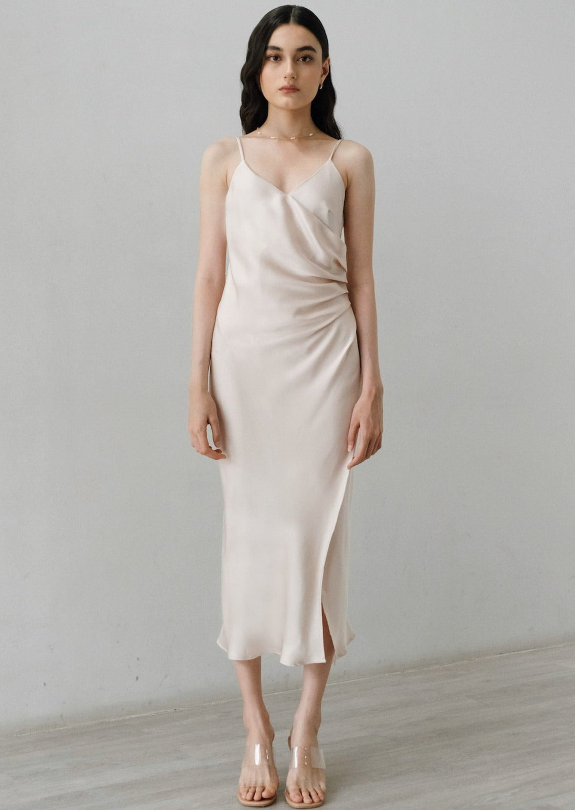 Caterina Dress In Champagne (4 Left)