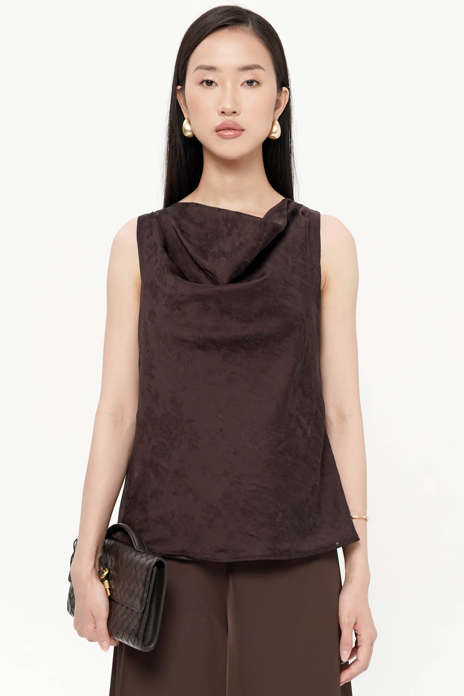Marisol Backless Top In Espresso