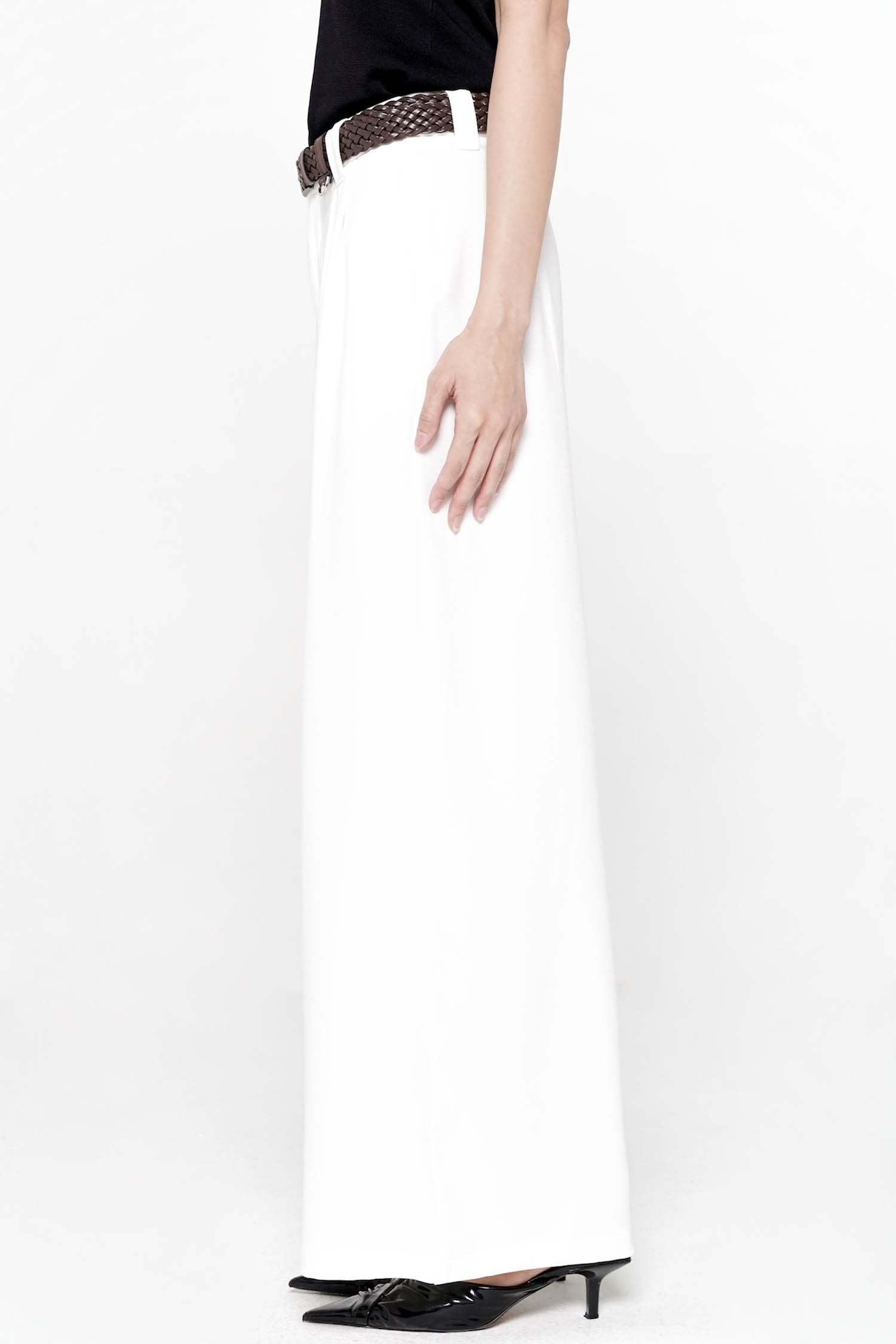 Carolina Wide-Leg Trouser In White