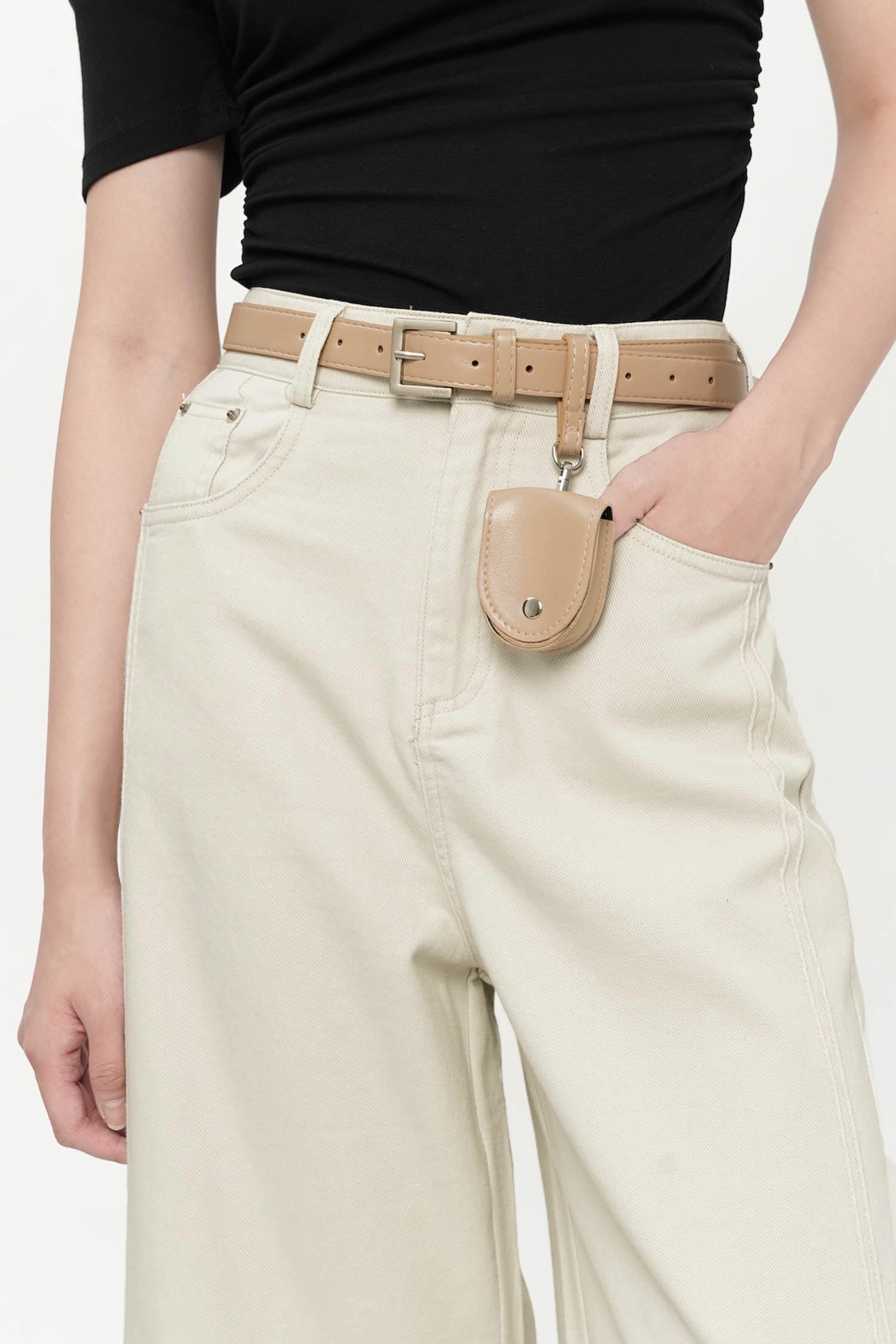 Faustine Wide-Leg Trousers In Oat