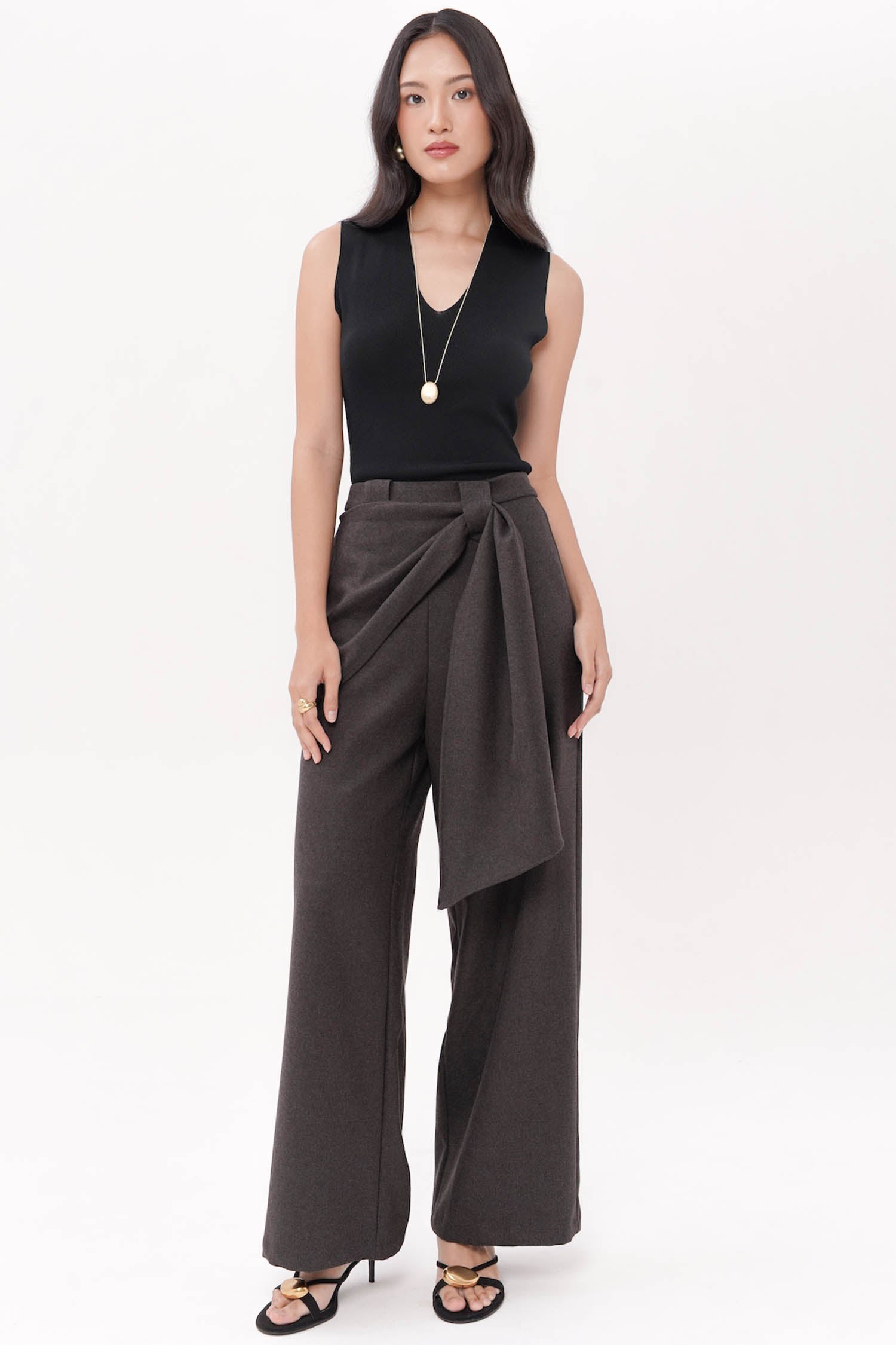 Maris Trousers In Dark Grey