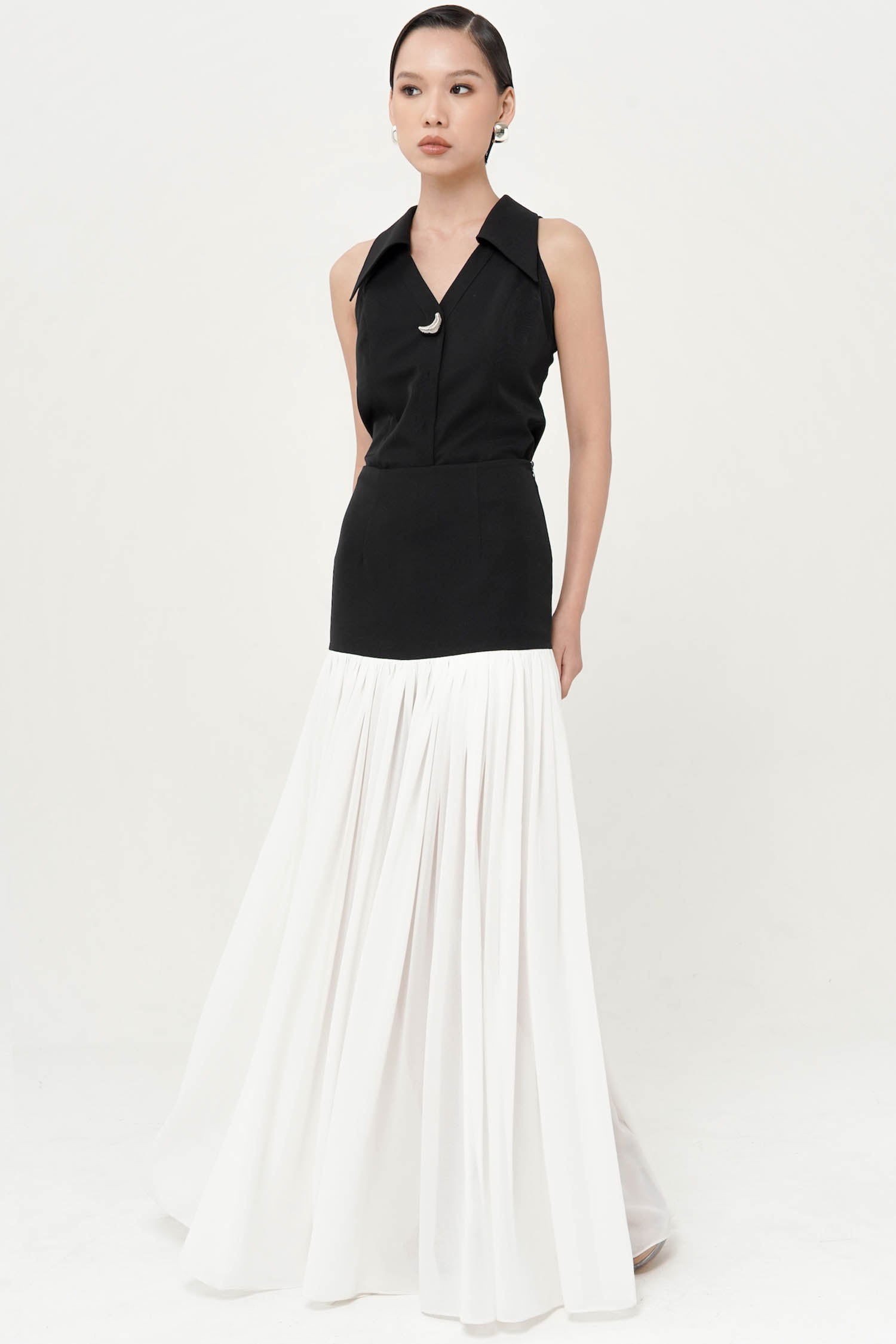 Meurice Skirt in Black & White