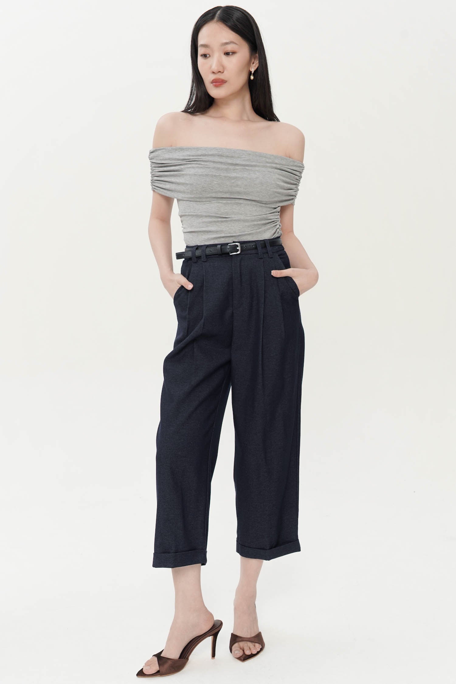 Exlee Trouser In Blue Denim
