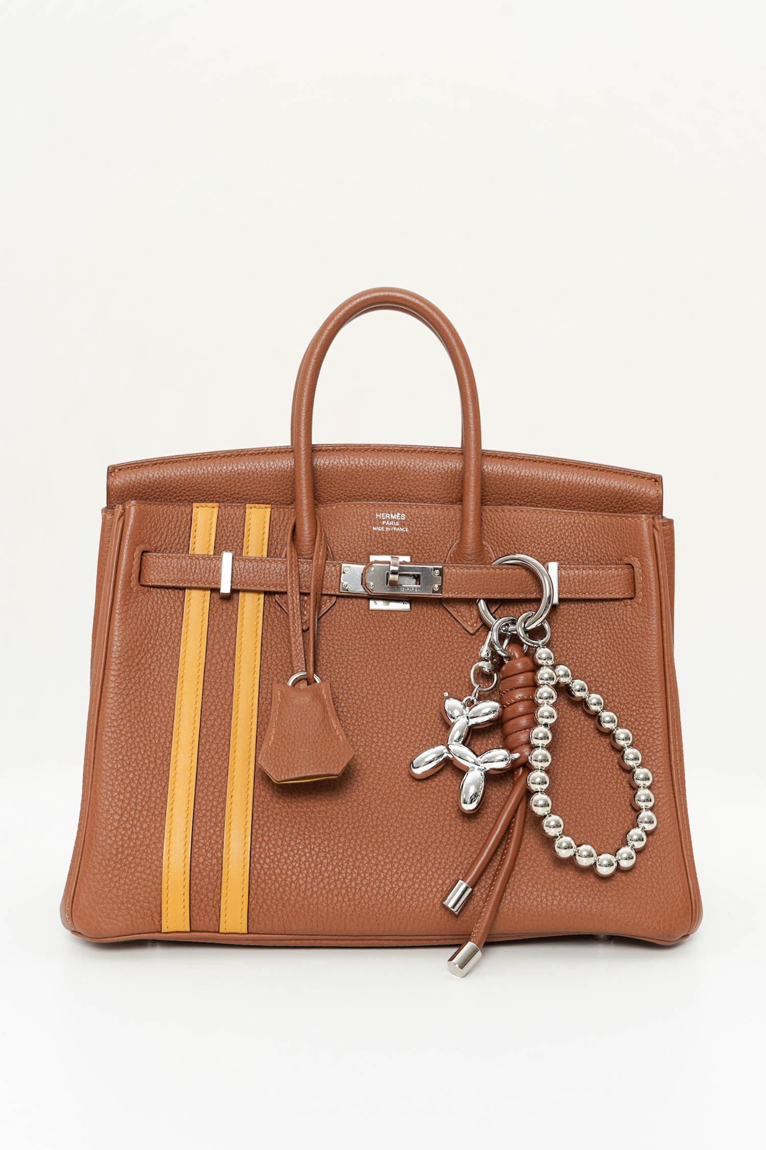 Shimy Shimmer Loop Charm In Brown