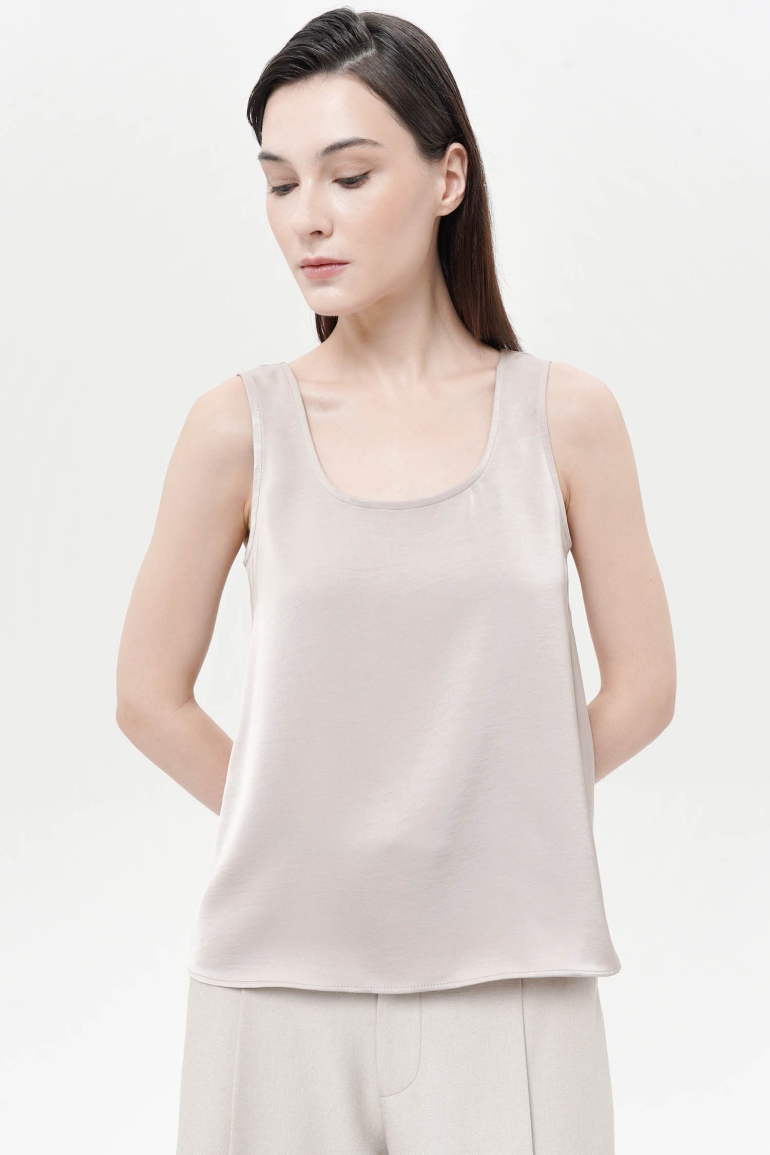 Sten Tank Top In Etoupe