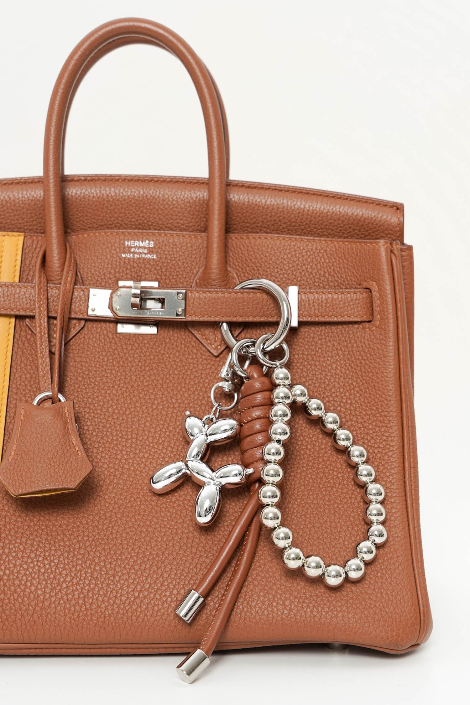 Shimy Shimmer Loop Charm In Brown