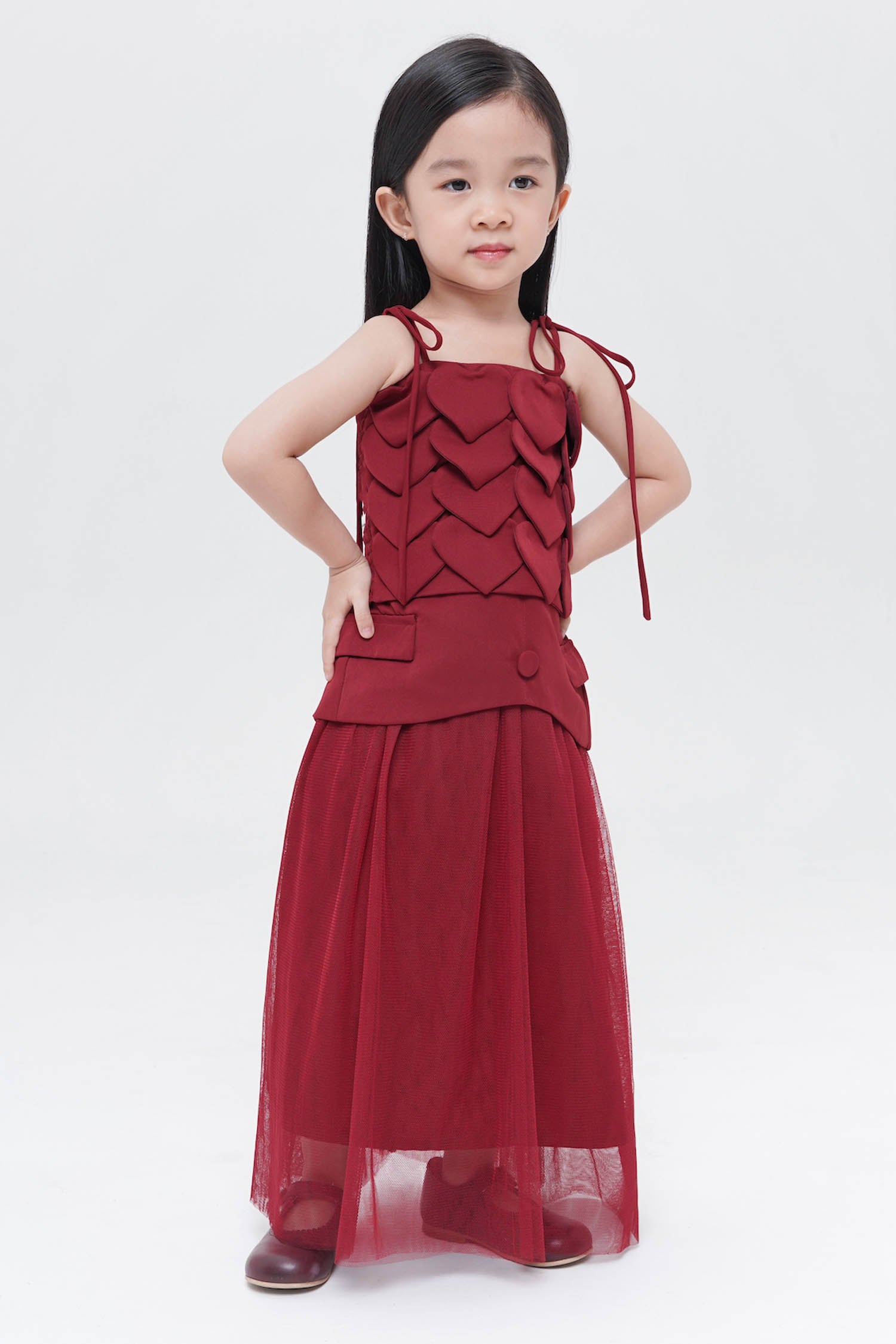 Mini Jiva Skirt In Maroon