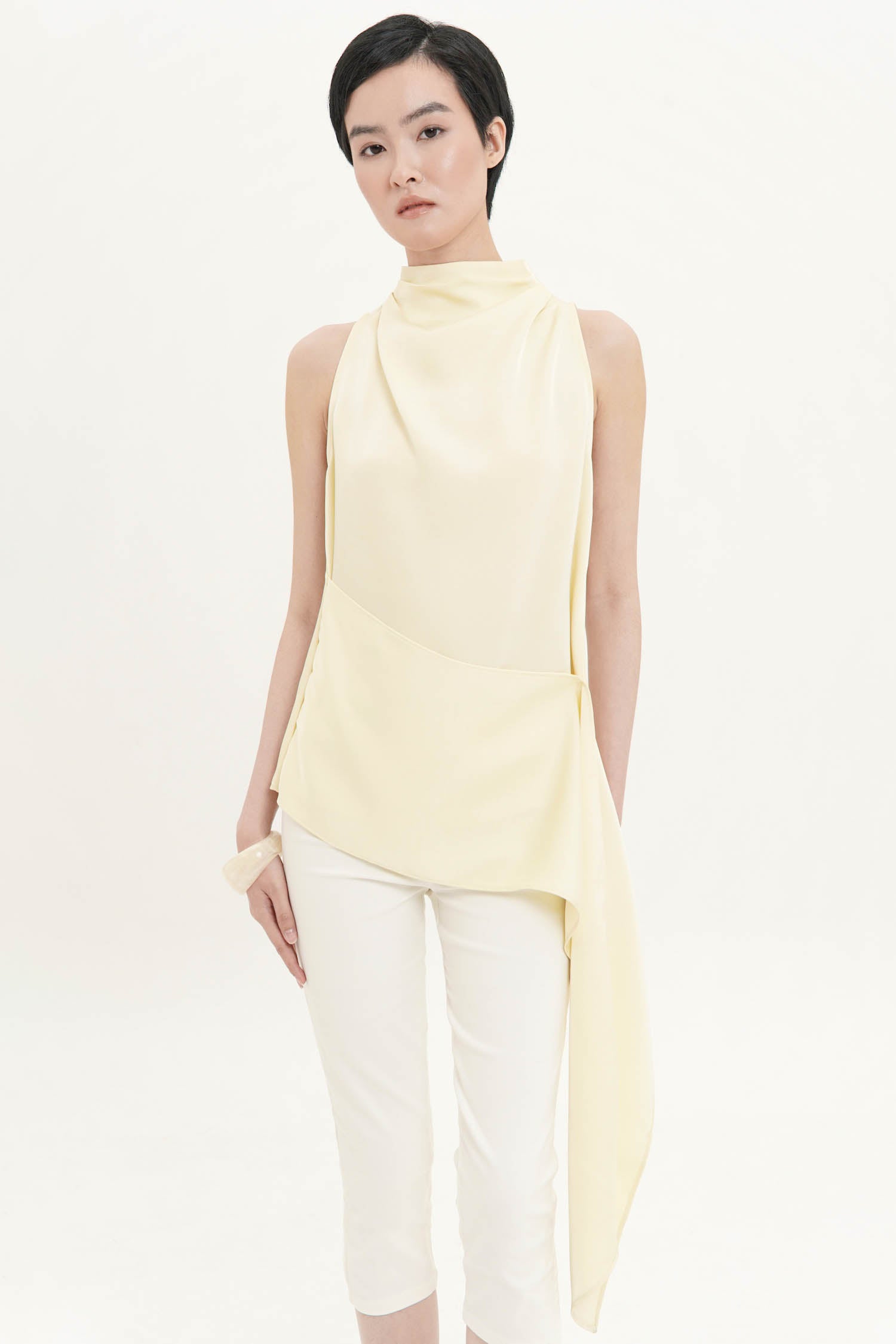 Ottavia Asymmetrical Top In Butter
