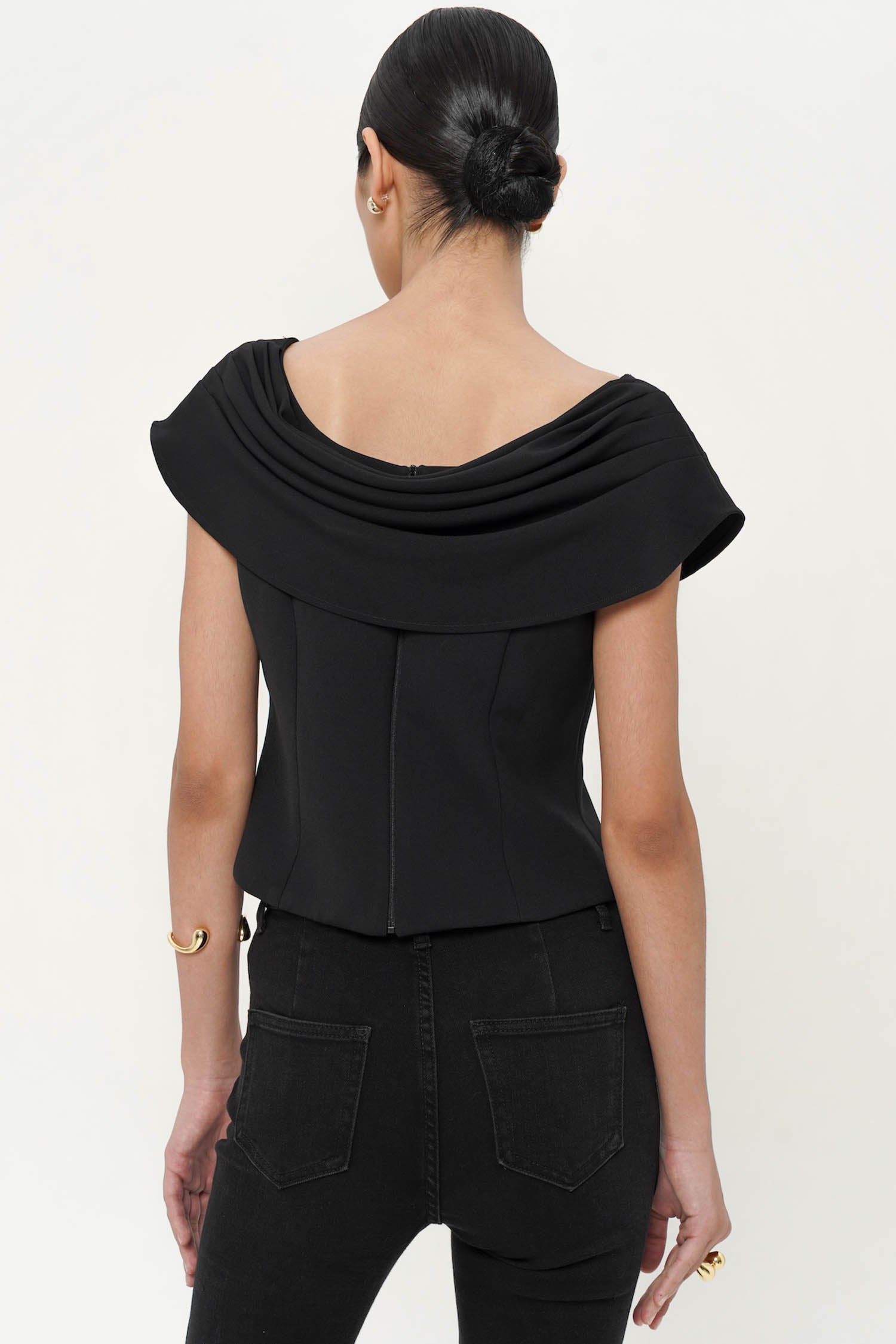 Paislee Top In Black