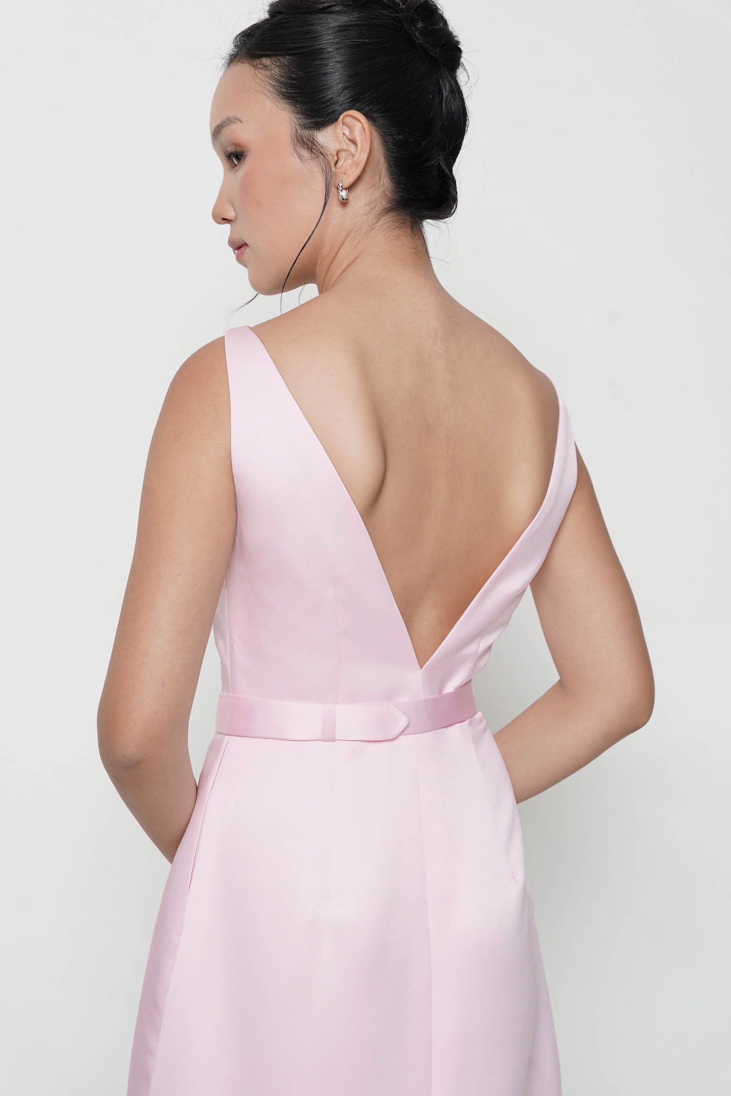 Roma Dress In Powder Pink