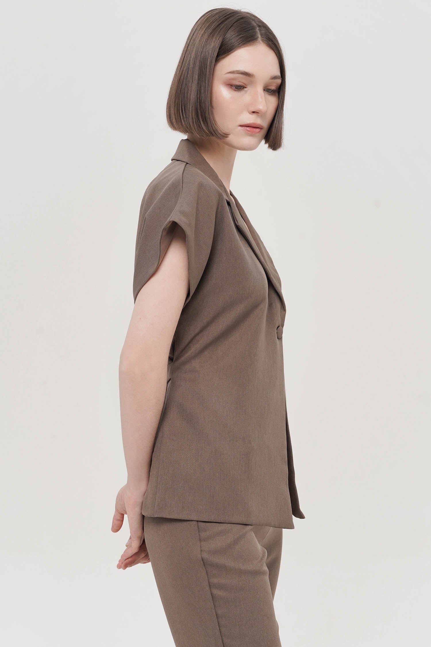 Kaye Top In Brown (1 LEFT)