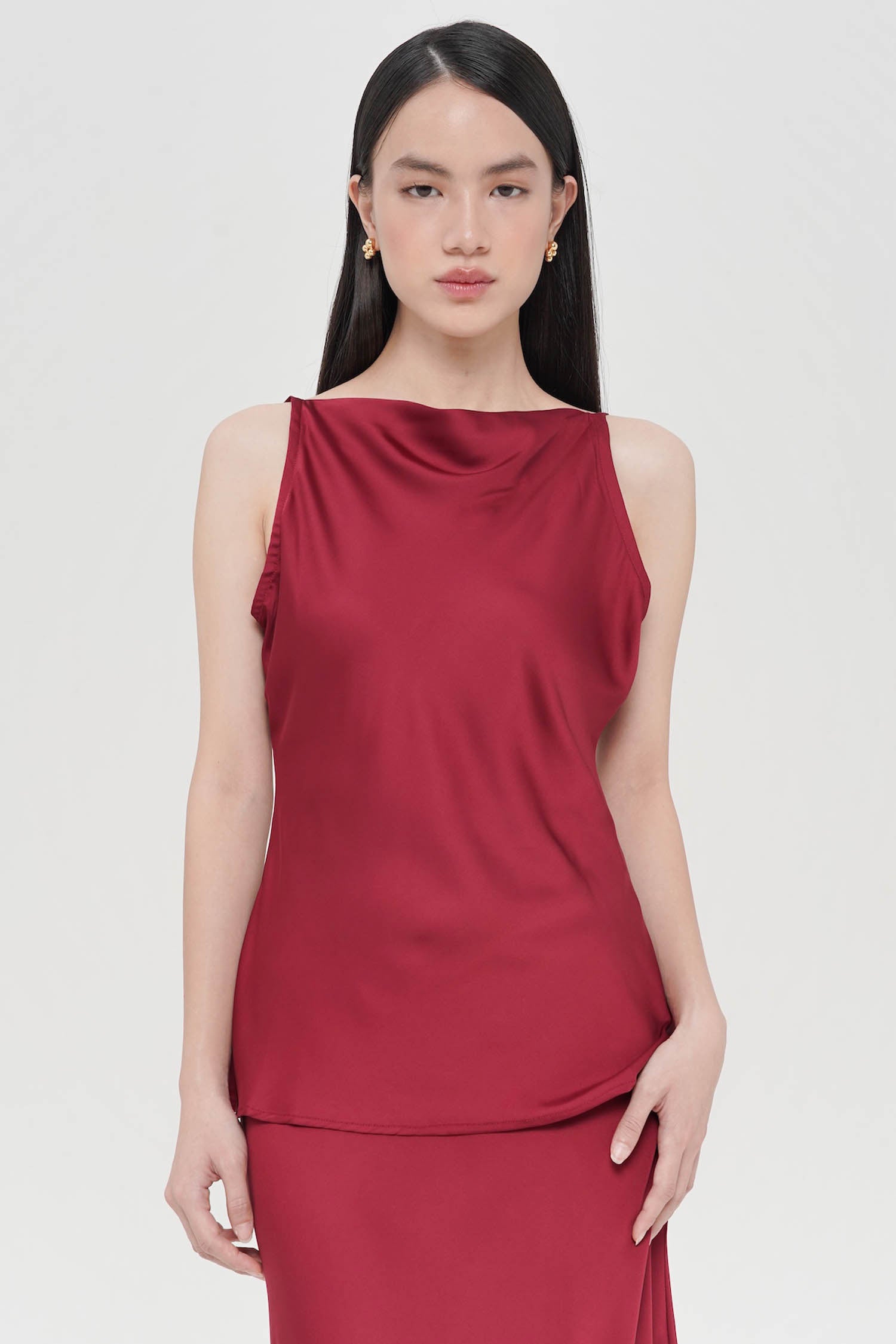 Kimi Top In Maroon