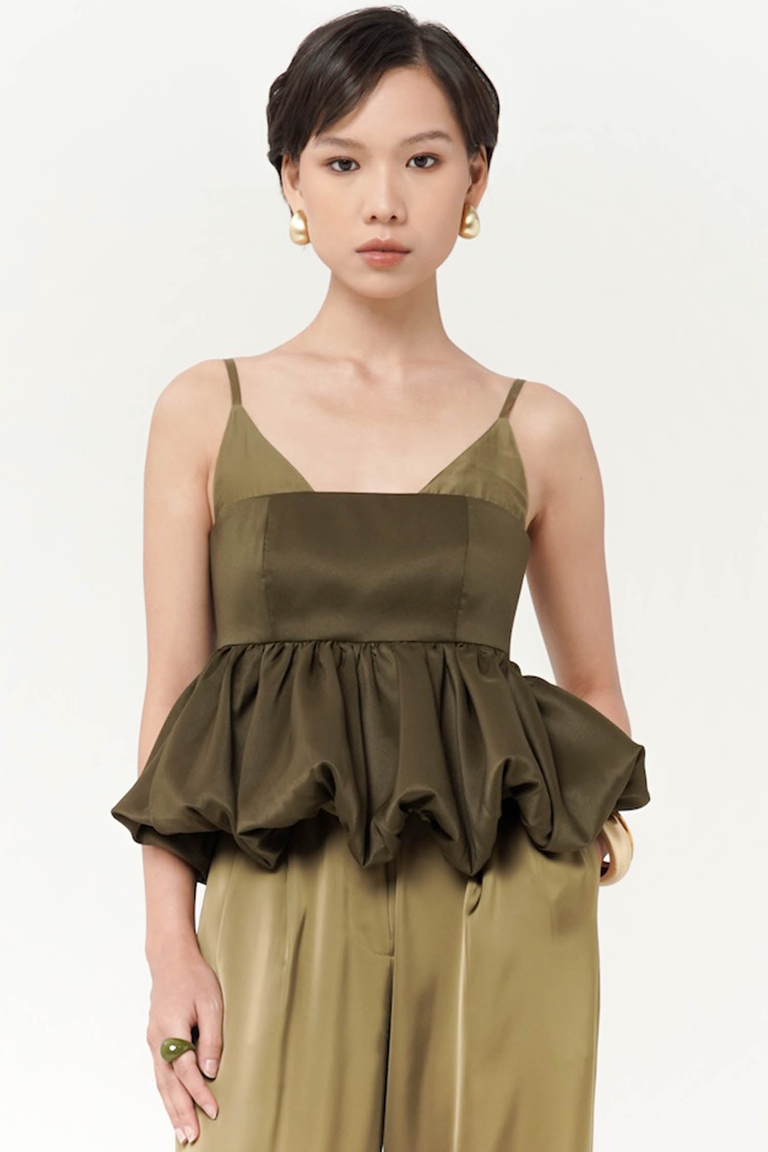 Penn Top In Olive Green