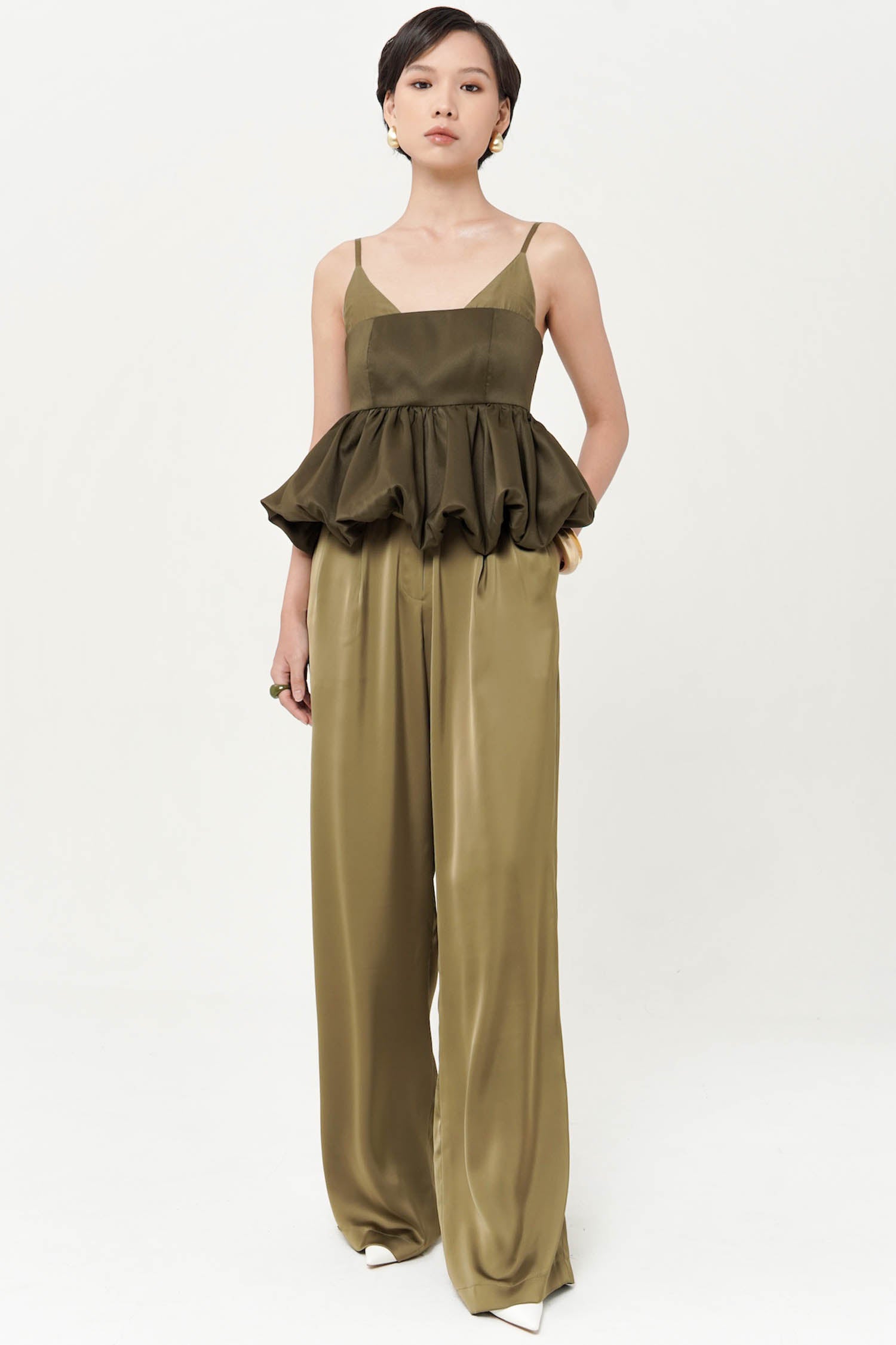 Bitsy Pants In Olive Green