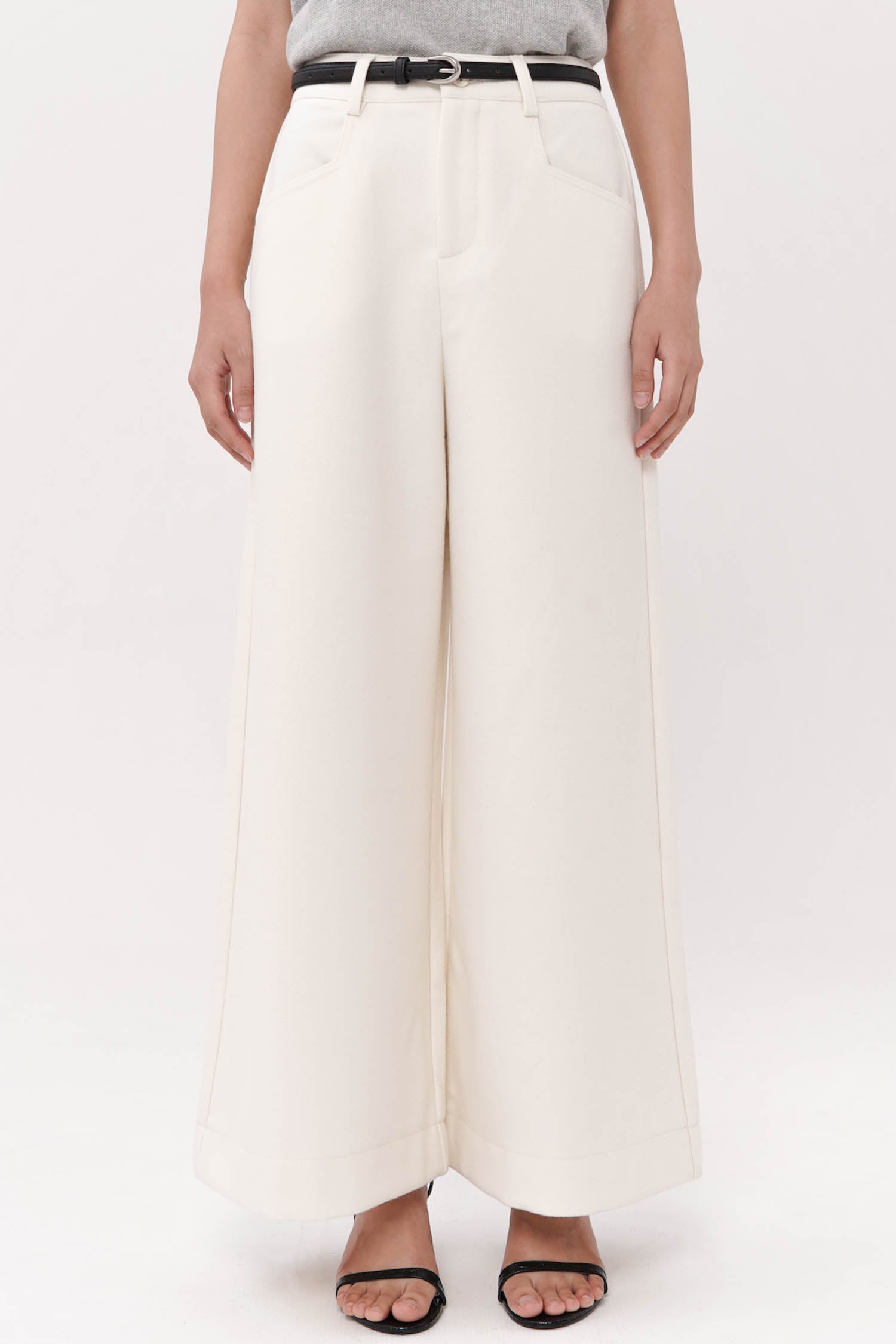 Morgan Trousers In Broken White