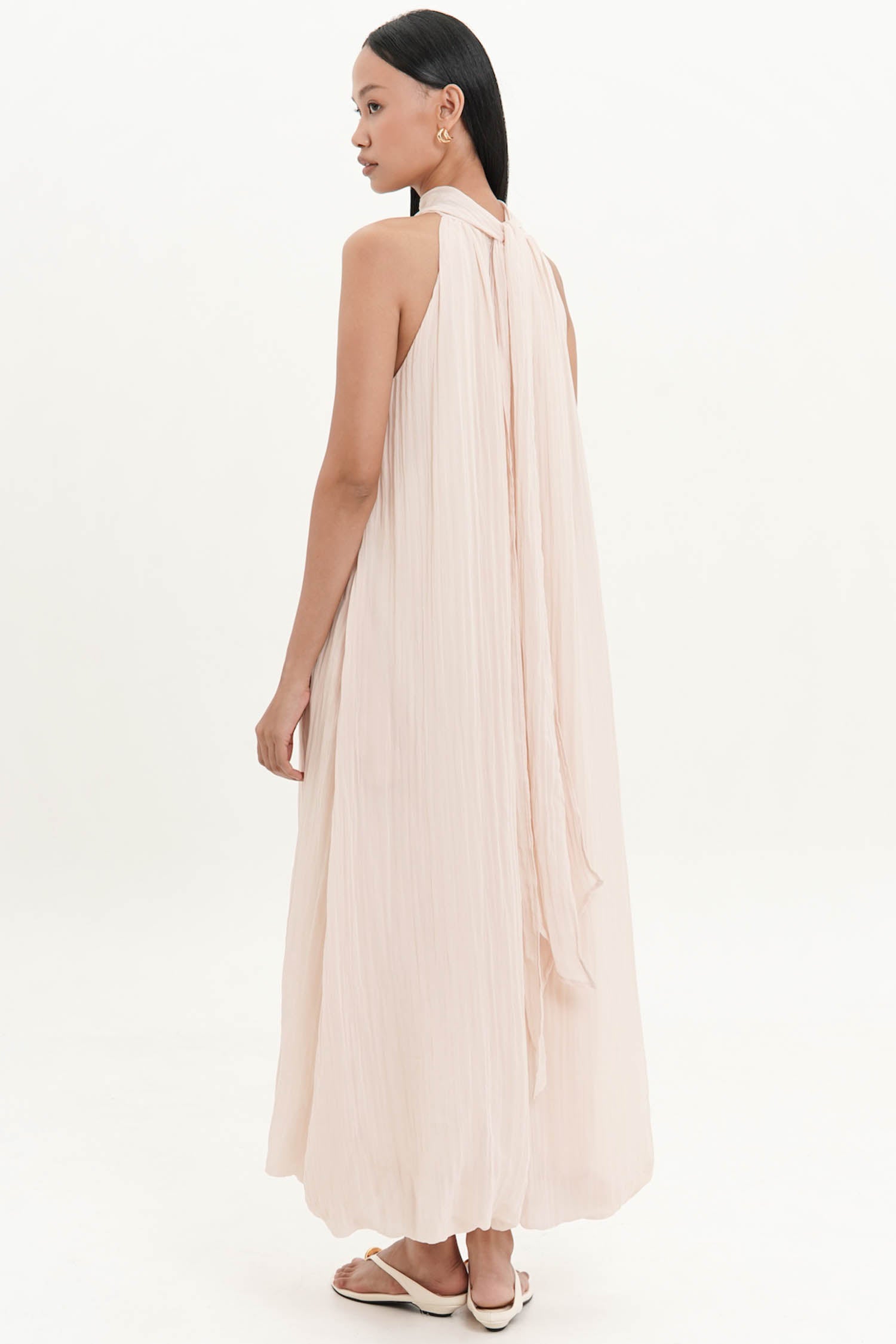 Ghieri Maxi Dress In Peach