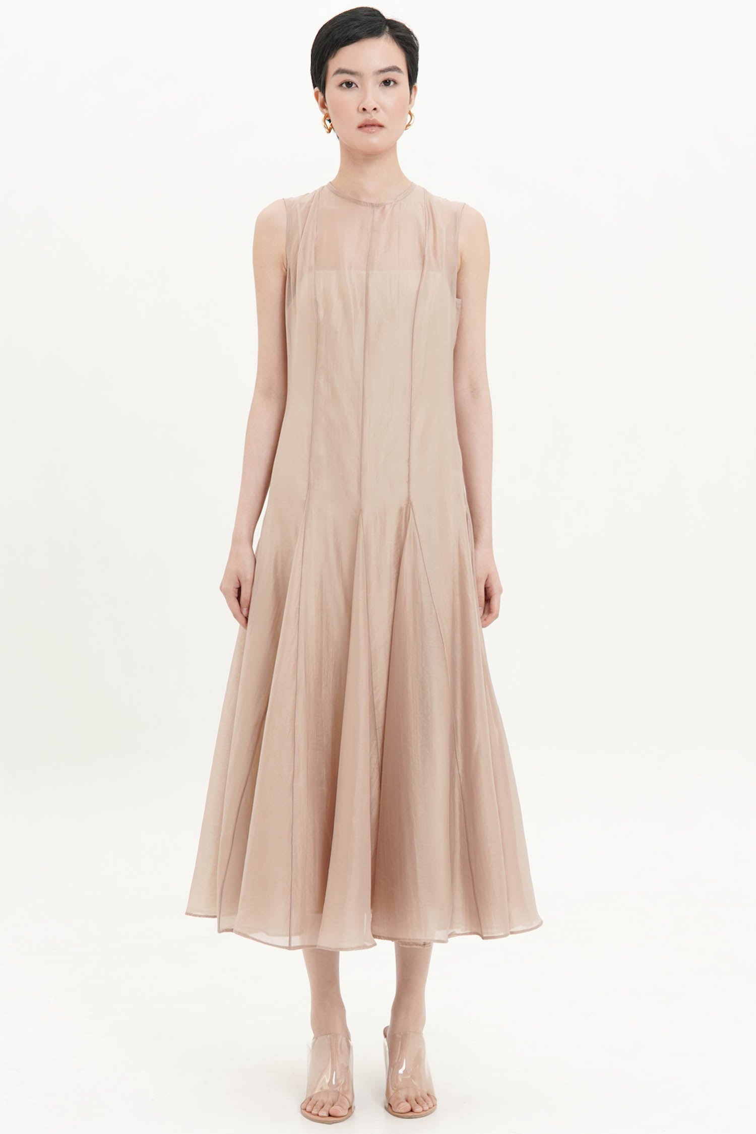 Arlen Maxi Dress In Beige